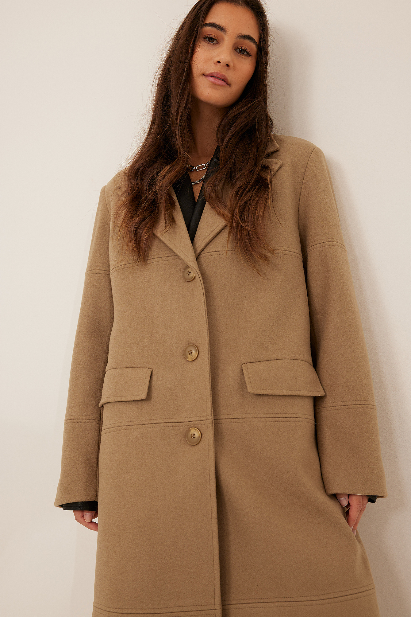 twill wool coat