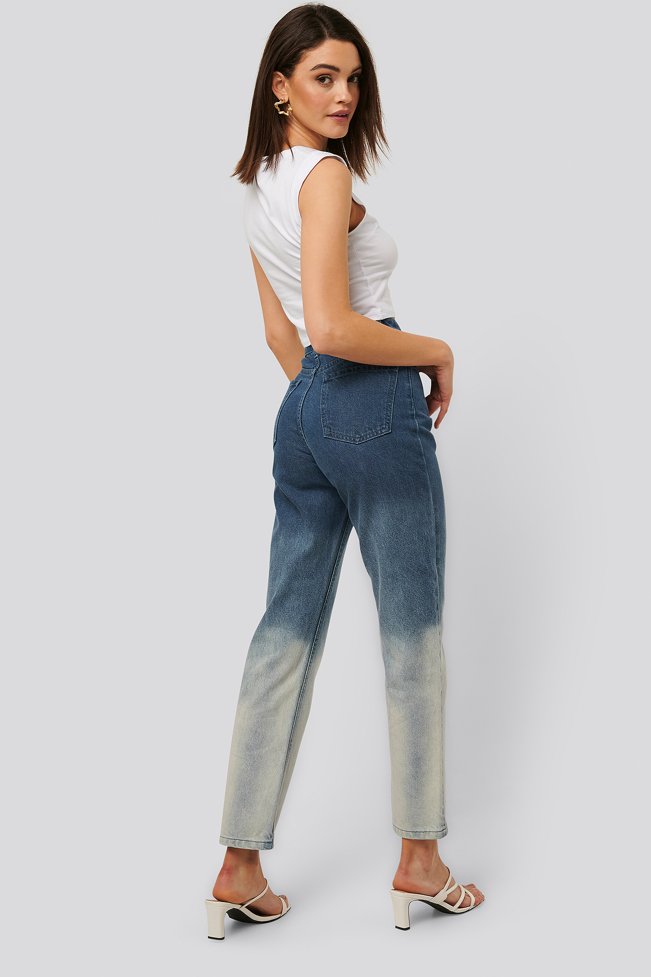 Dip Dye Denim Blue