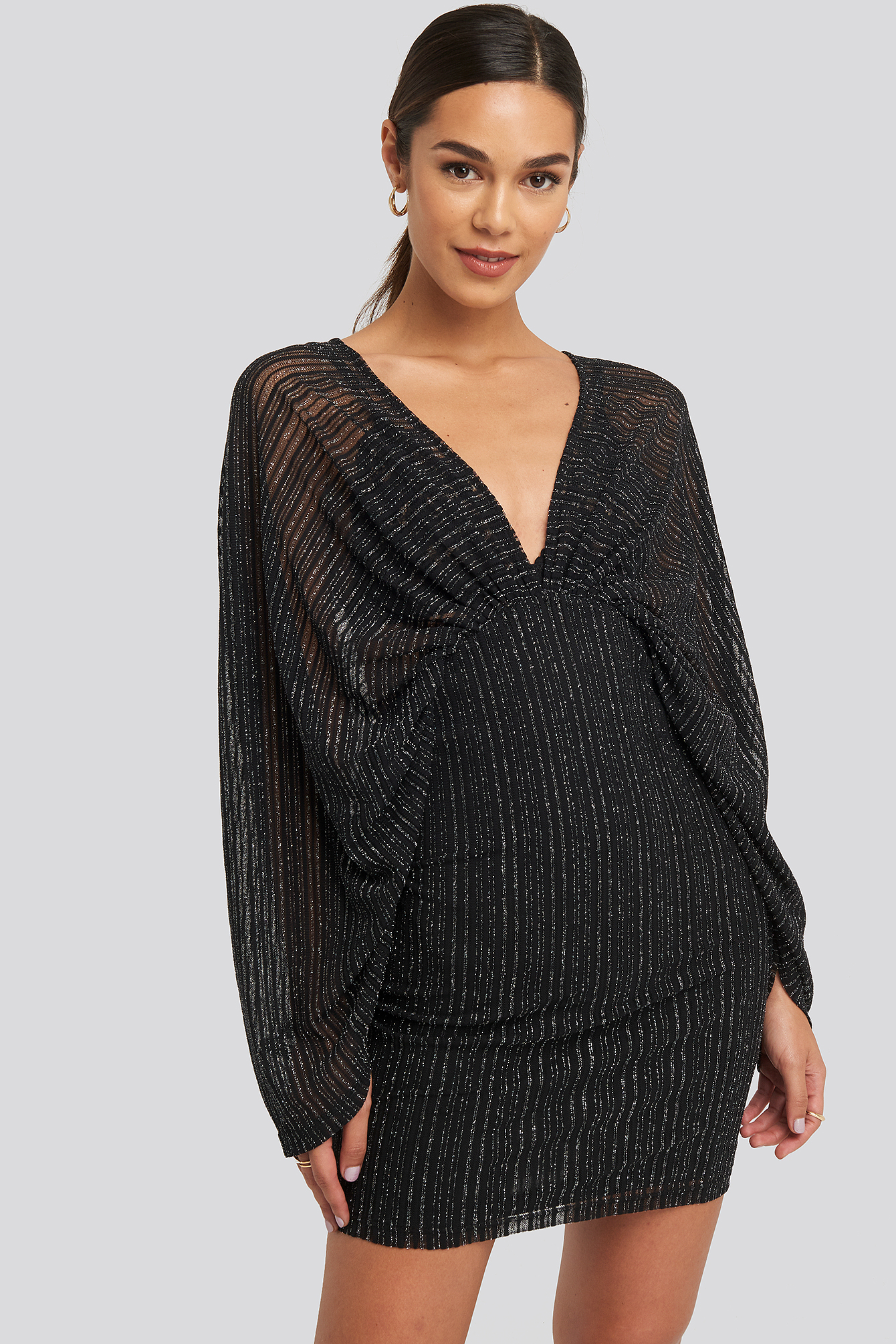 Vivo Basic Dolman High Low Top - Black main image 1
