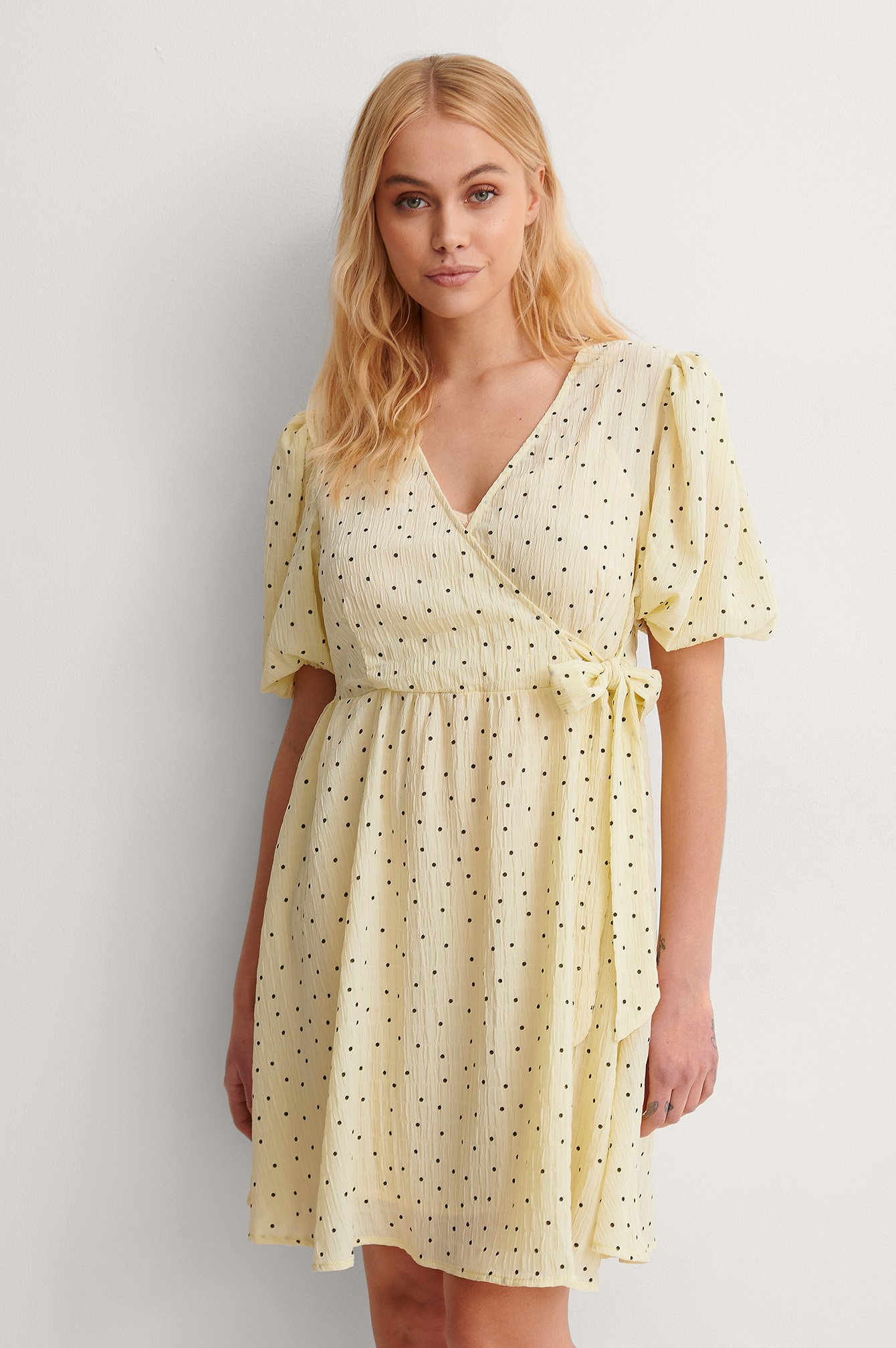 Dots Dotted Overlap Dress