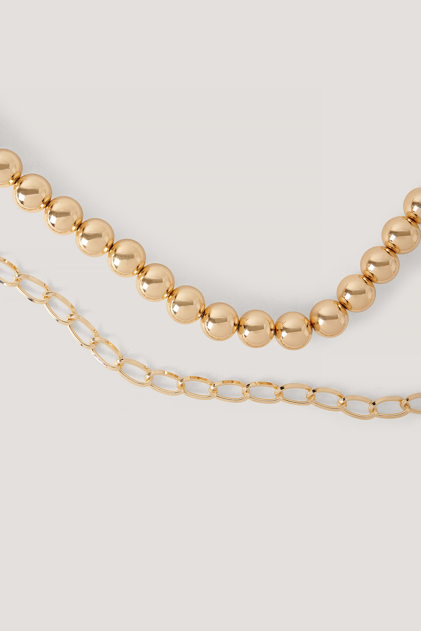 Double Pack Globe And Chain Necklace 