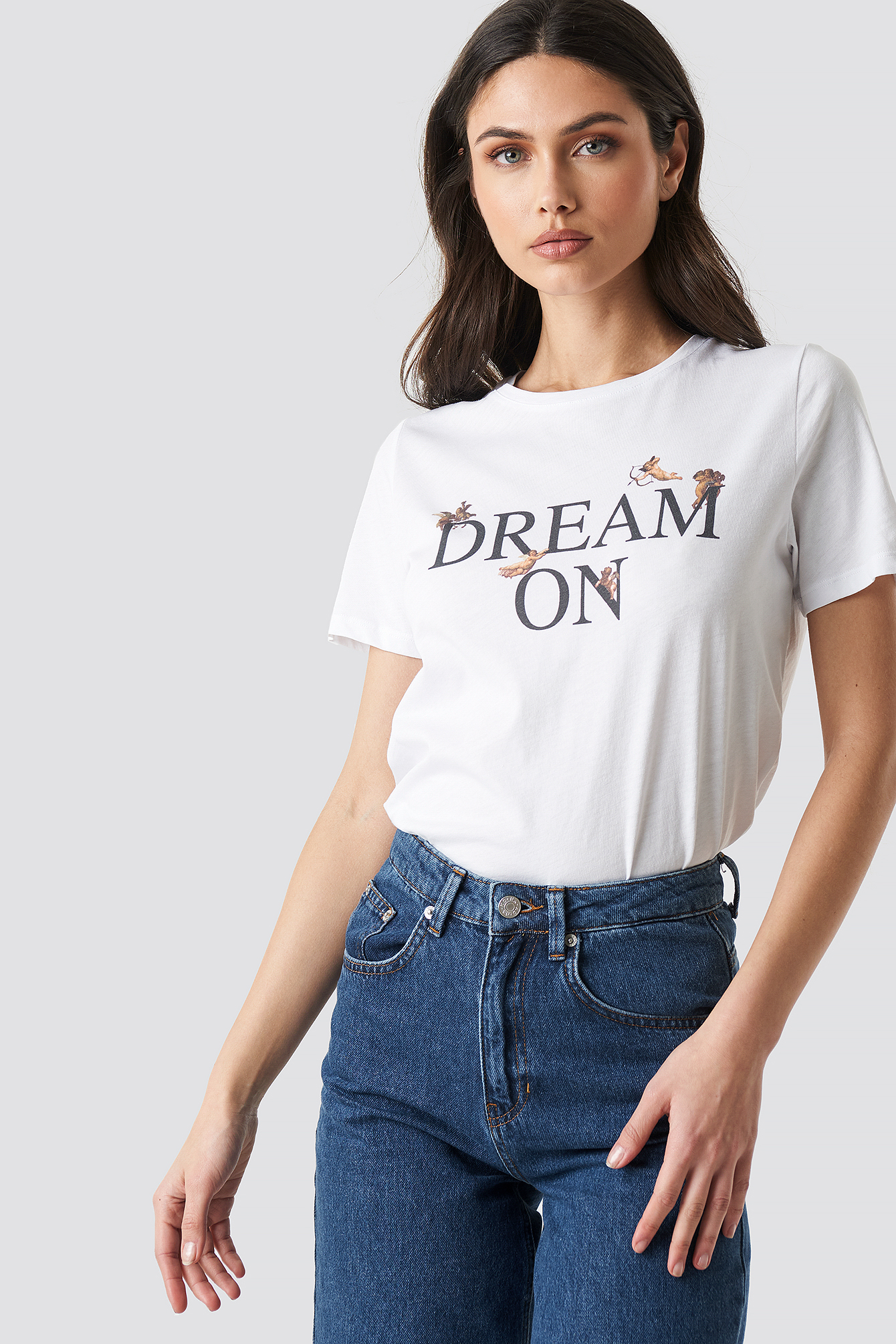 Dream On Tee White
