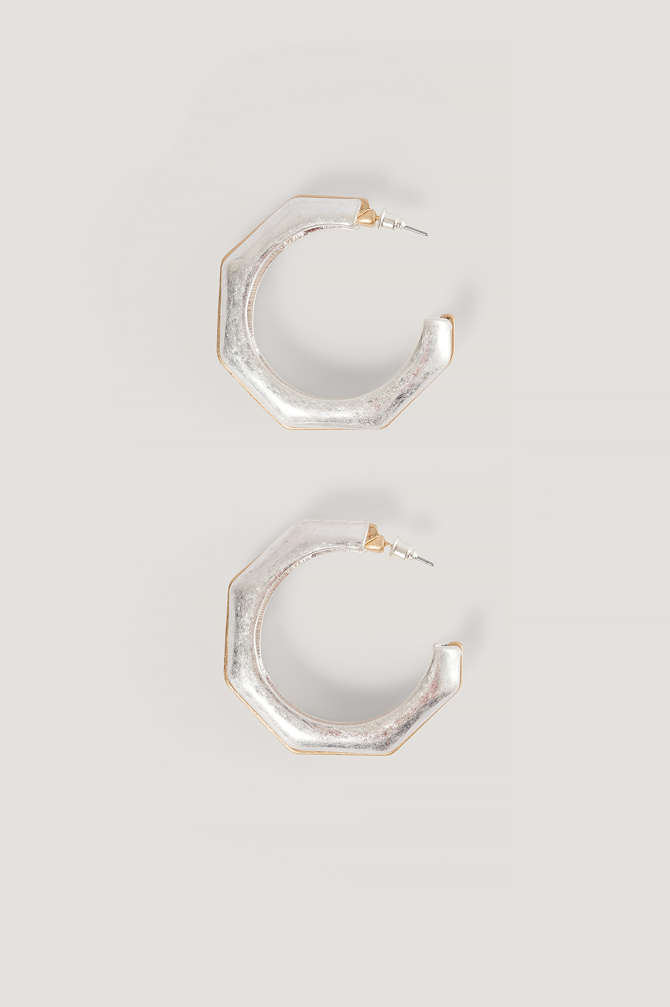 Silver/Gold Loop Earrings