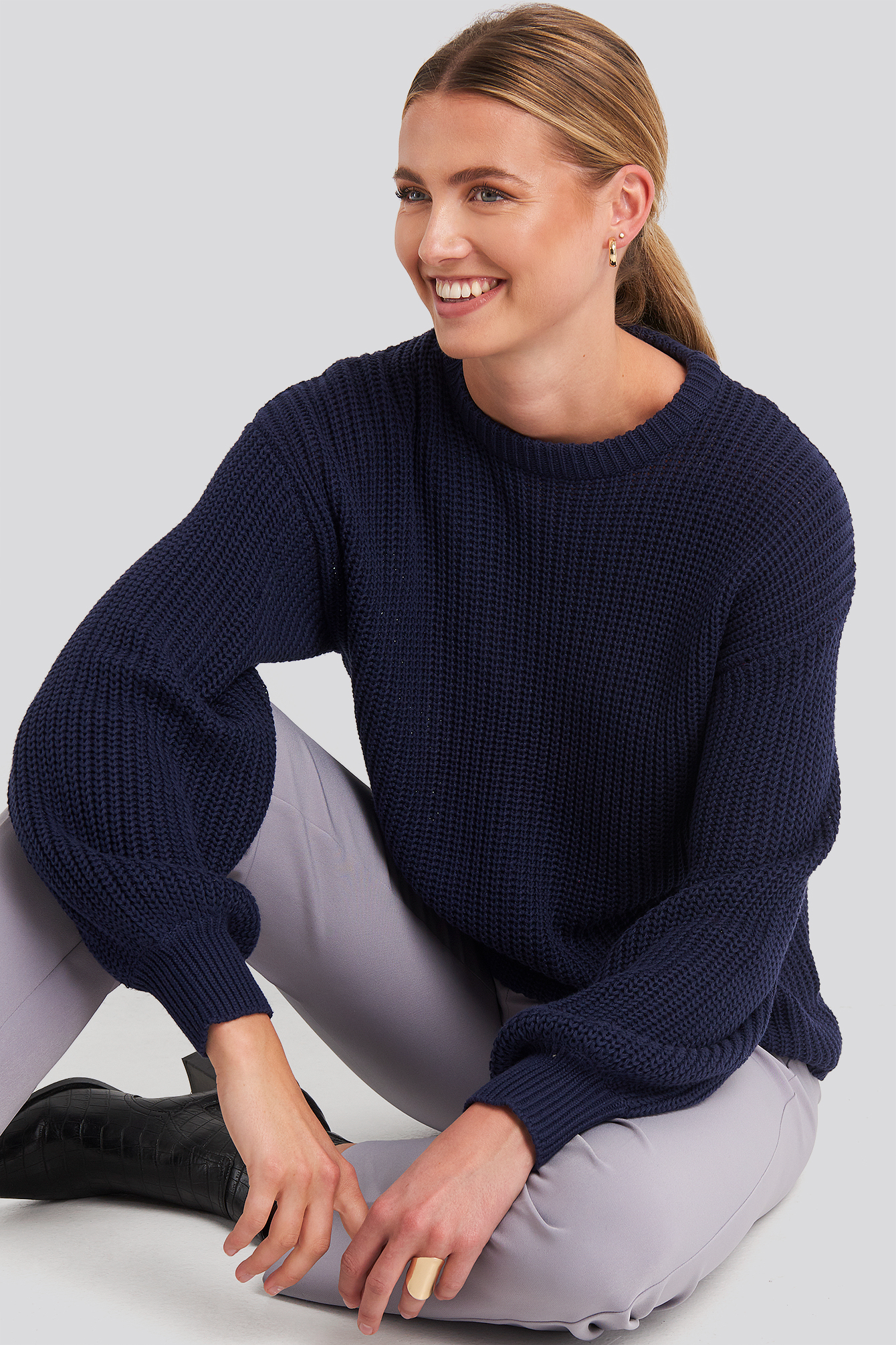 Knit Known Drop Shoulder Sweater Knit Top