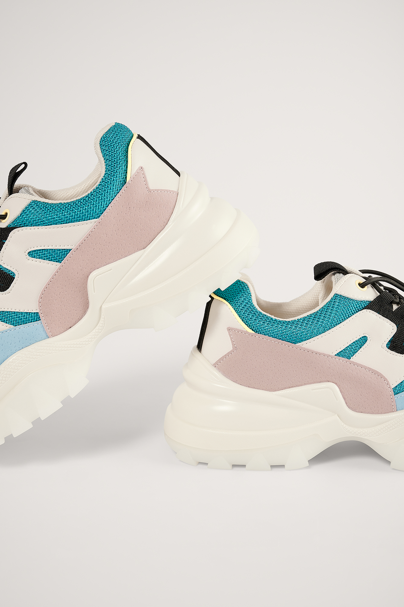 chunky multi coloured trainers