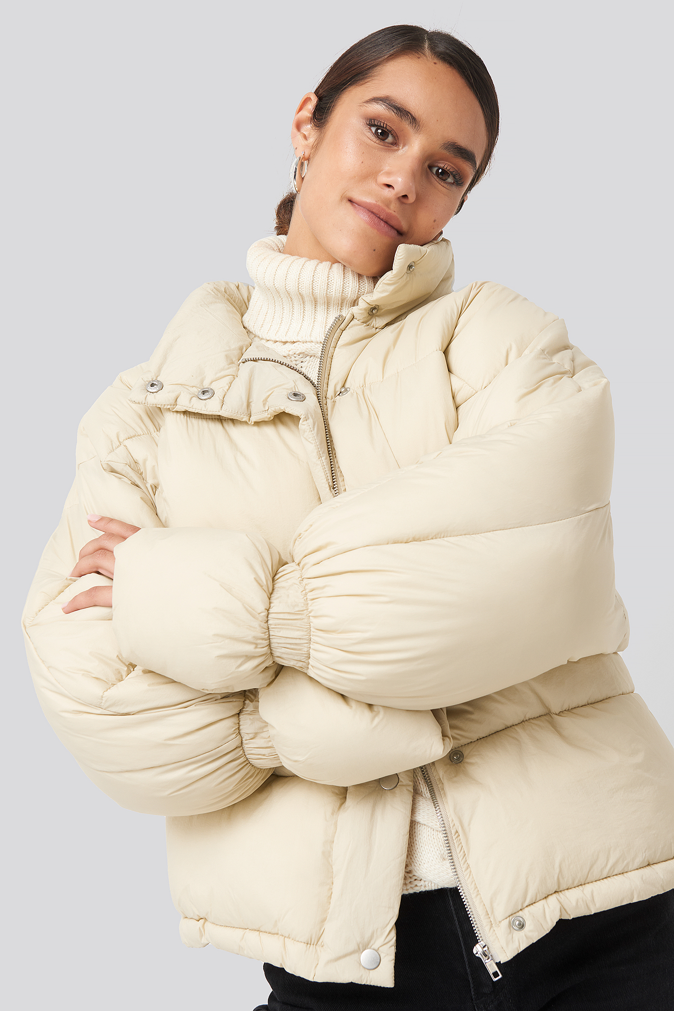 nakd beige puffer