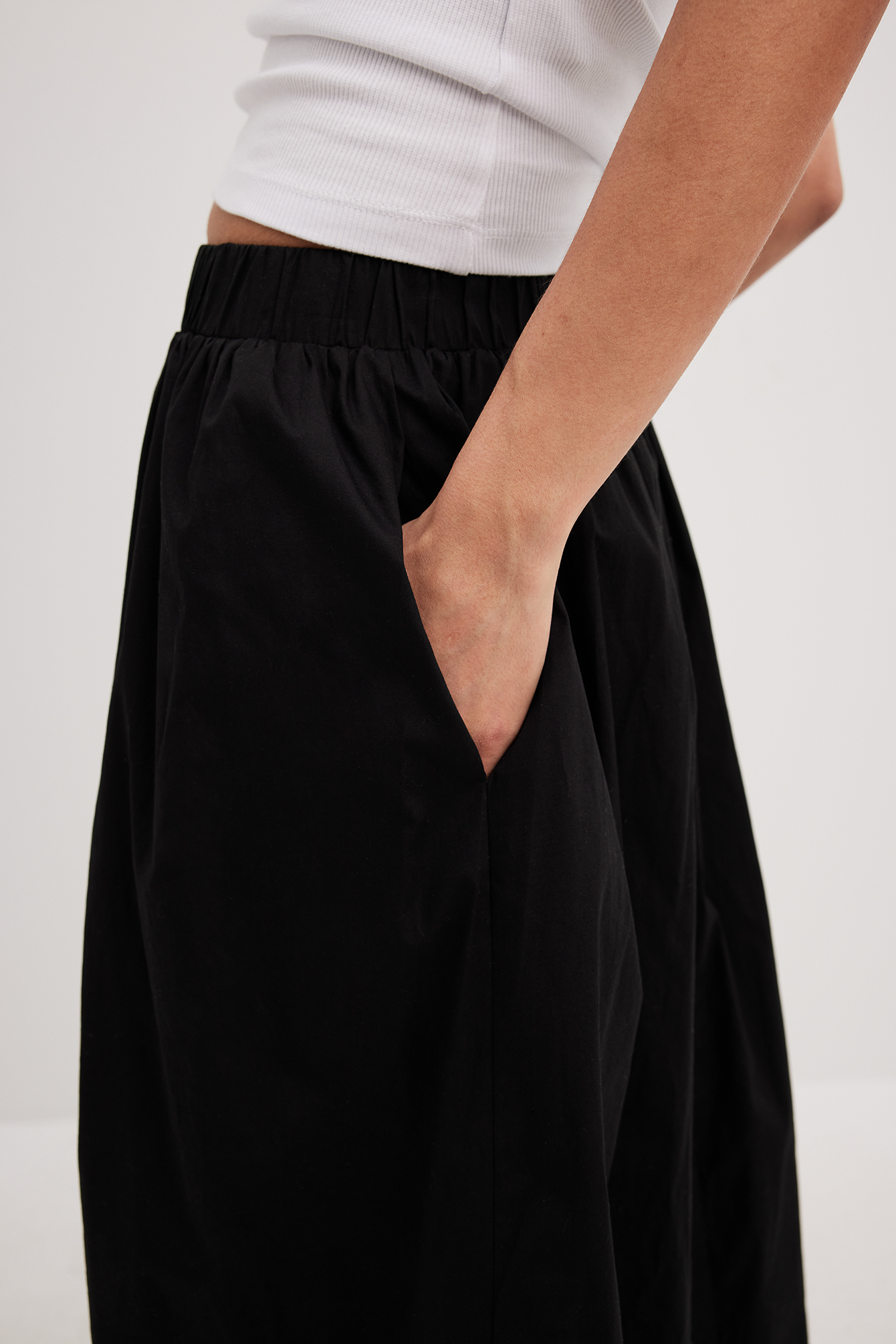 Coton Jupon Noir Antistatique Jupe Grande Taille Femme Daxon Jupon
