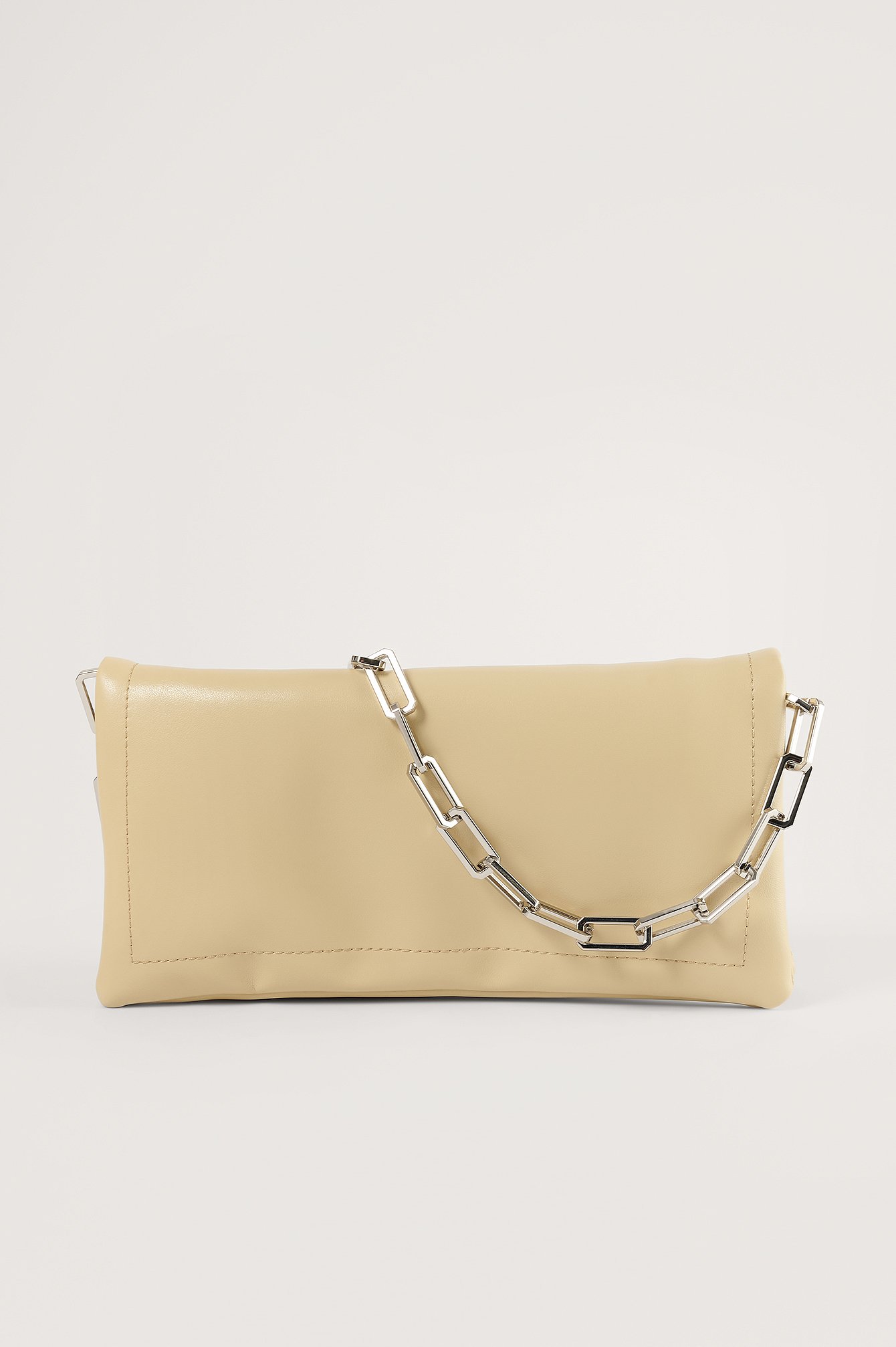 Light Yellow Envelope Chain Bag