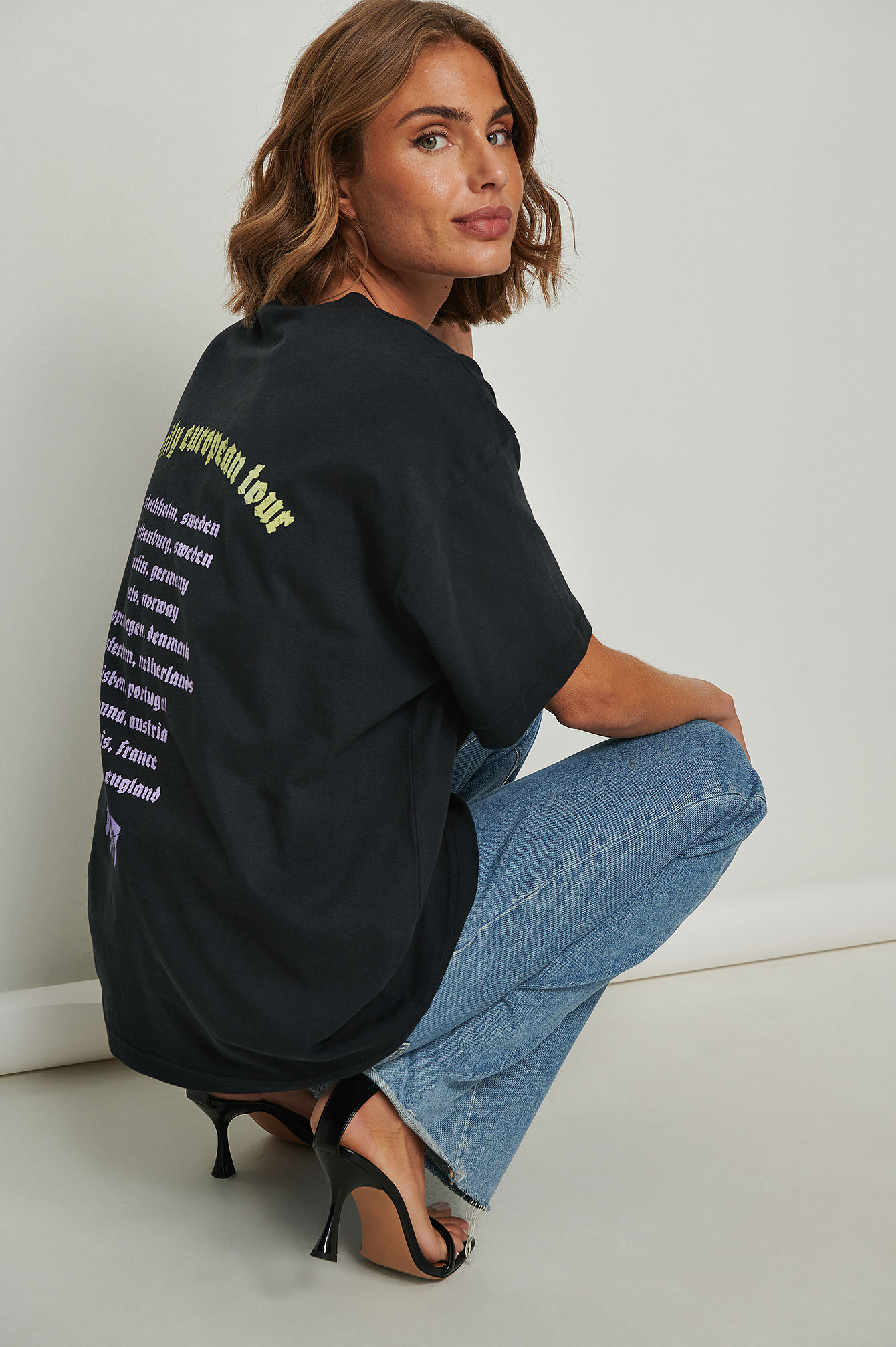 Tee Shirt Oversized T Shirt Dames Met Print Strawberry Graphic