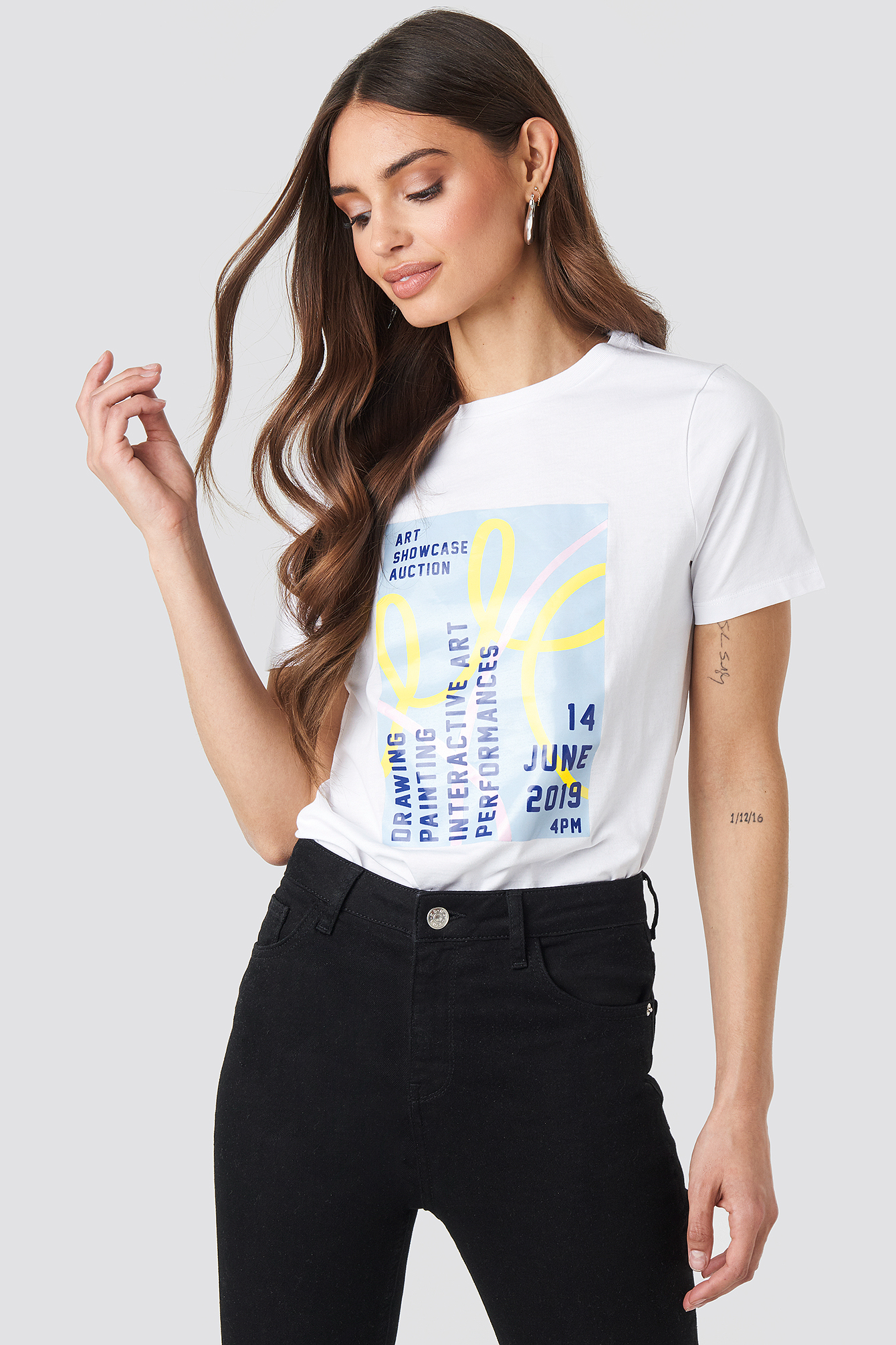 Exhibition T-shirt Optical White