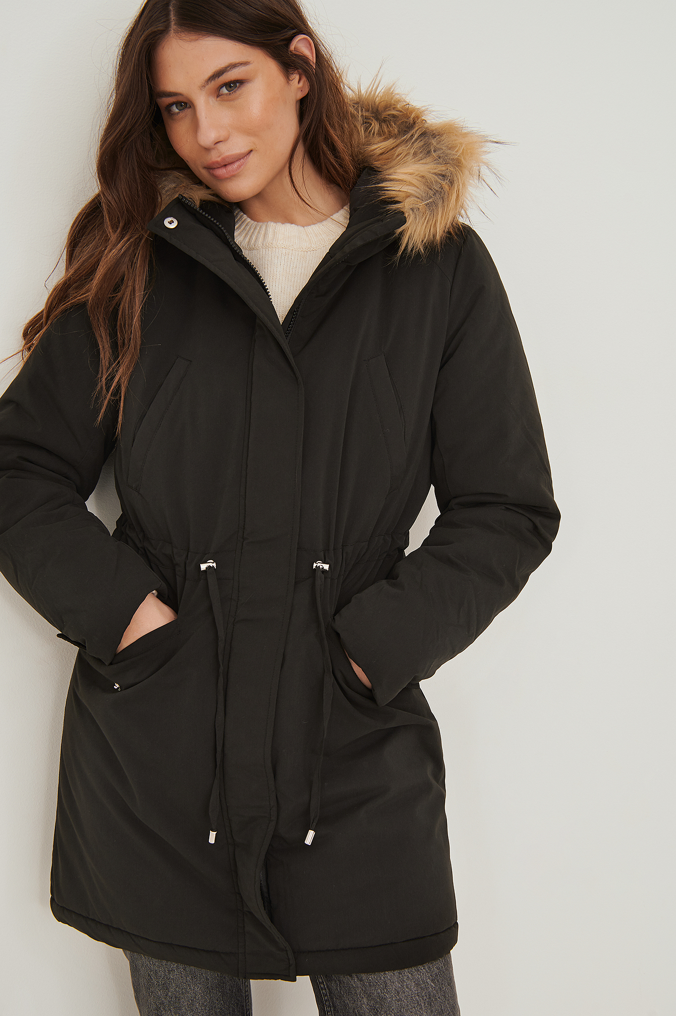 hooded parka