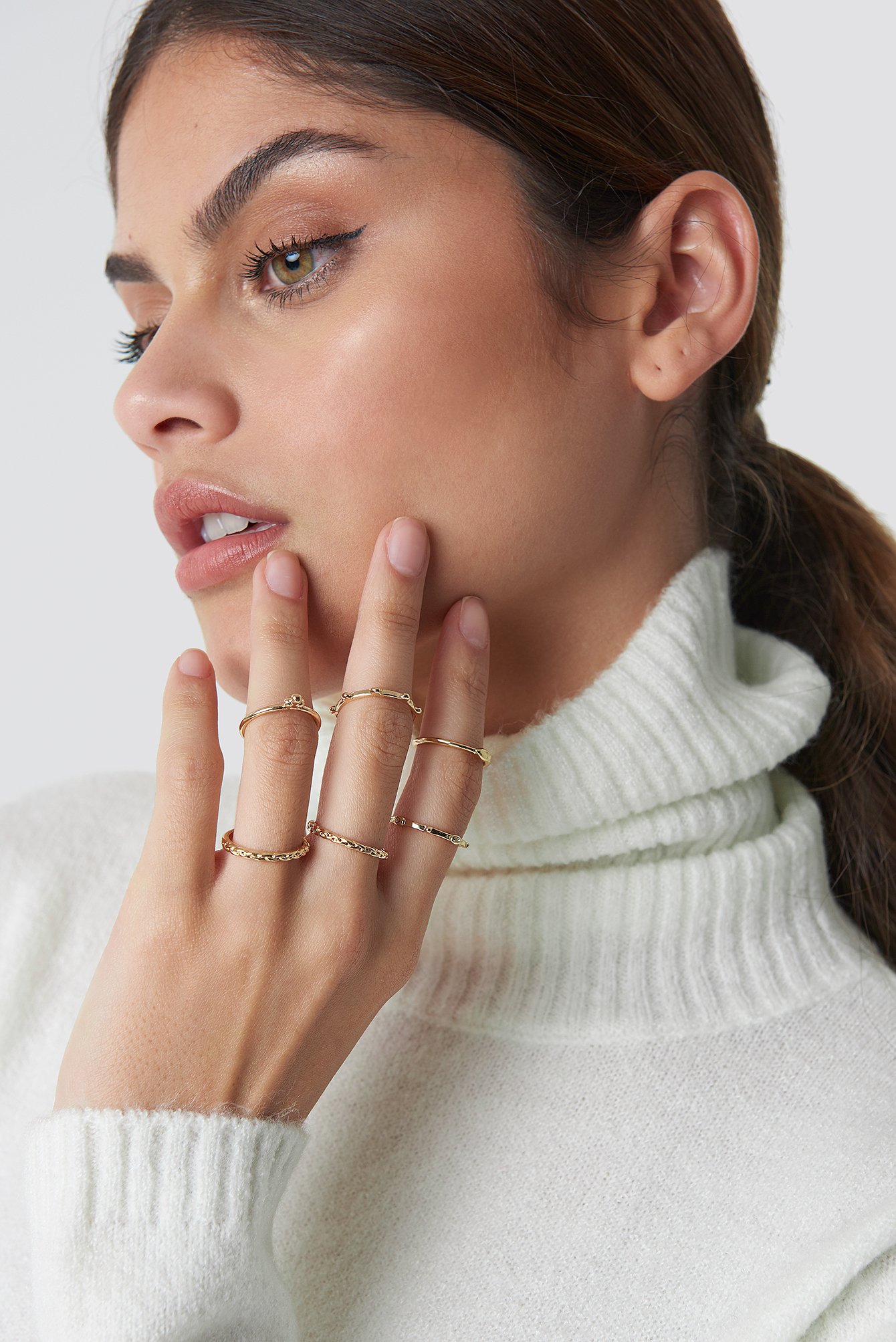 Fine Stacking Rings Gold | NA-KD