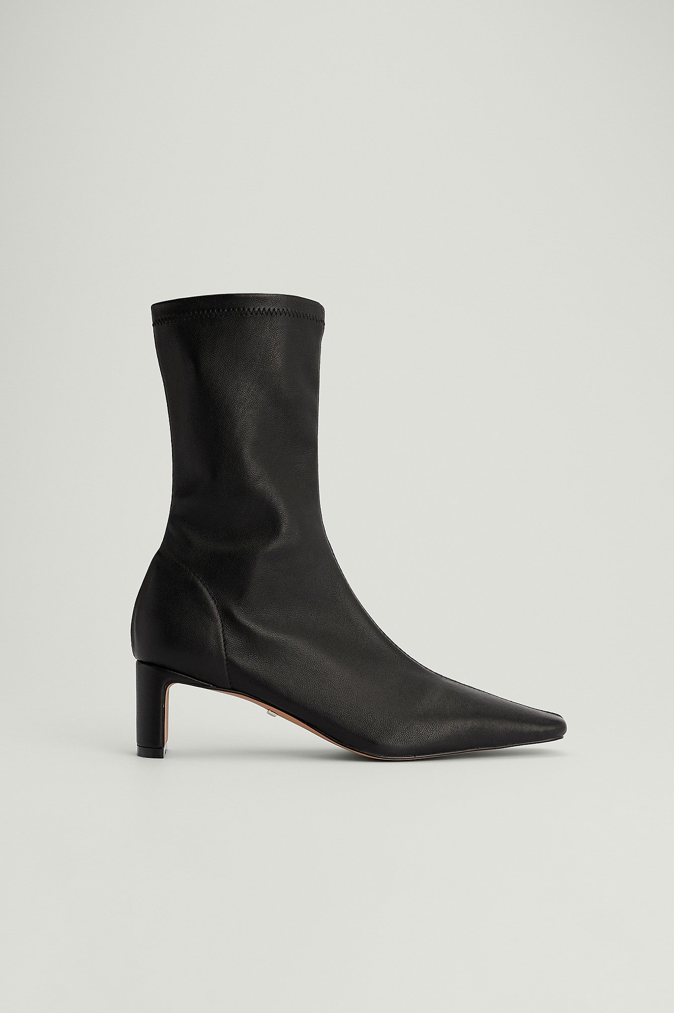 Black Fitted Ankle Boots