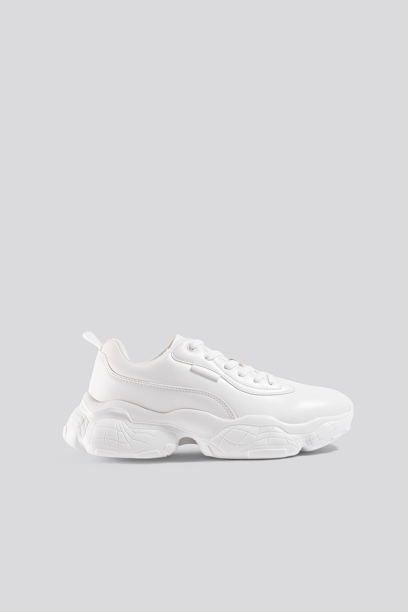 Flag Logo Chunky Trainers Offwhite