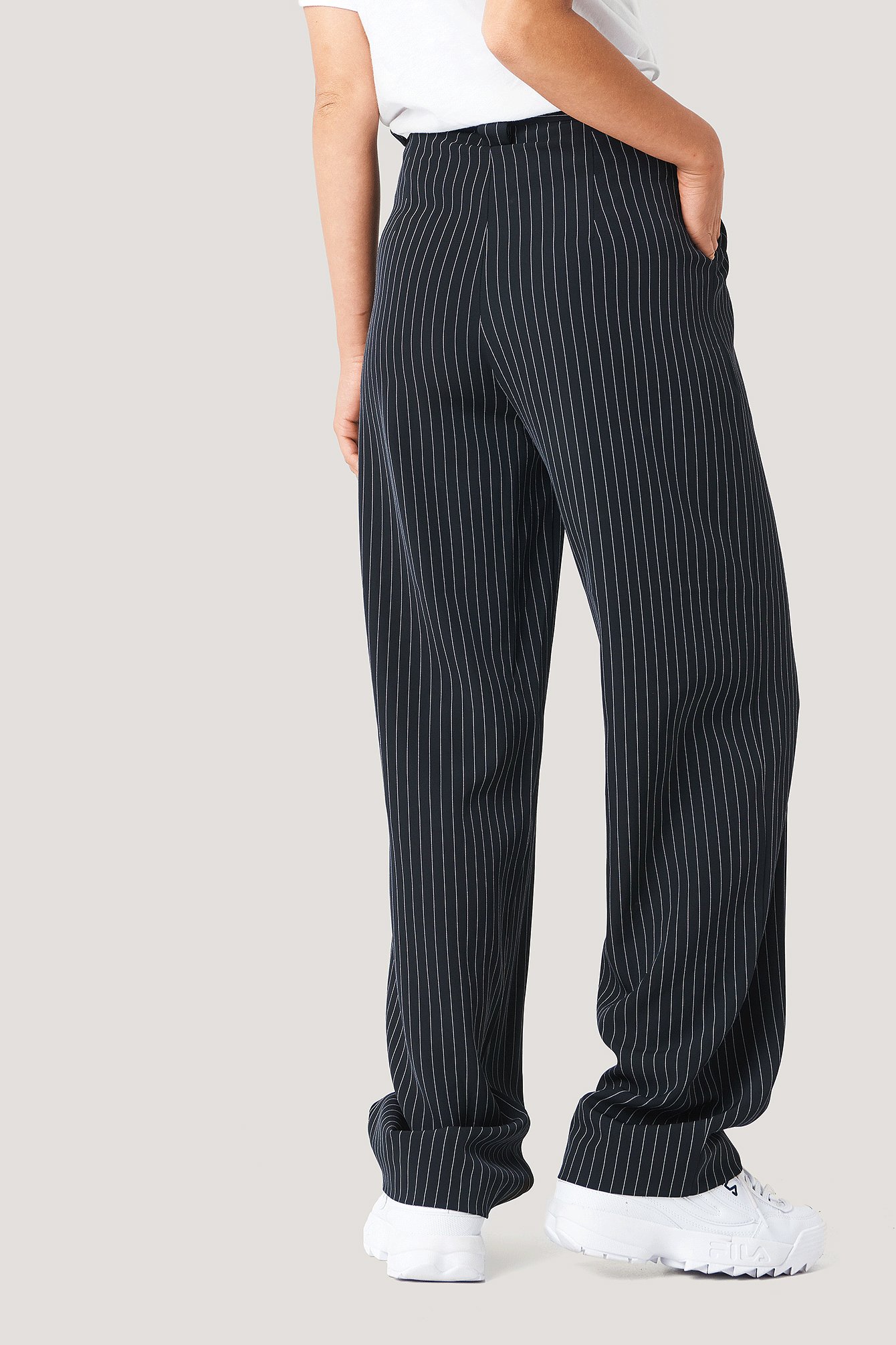 Flared Striped Pants Stripe | na-kd.com