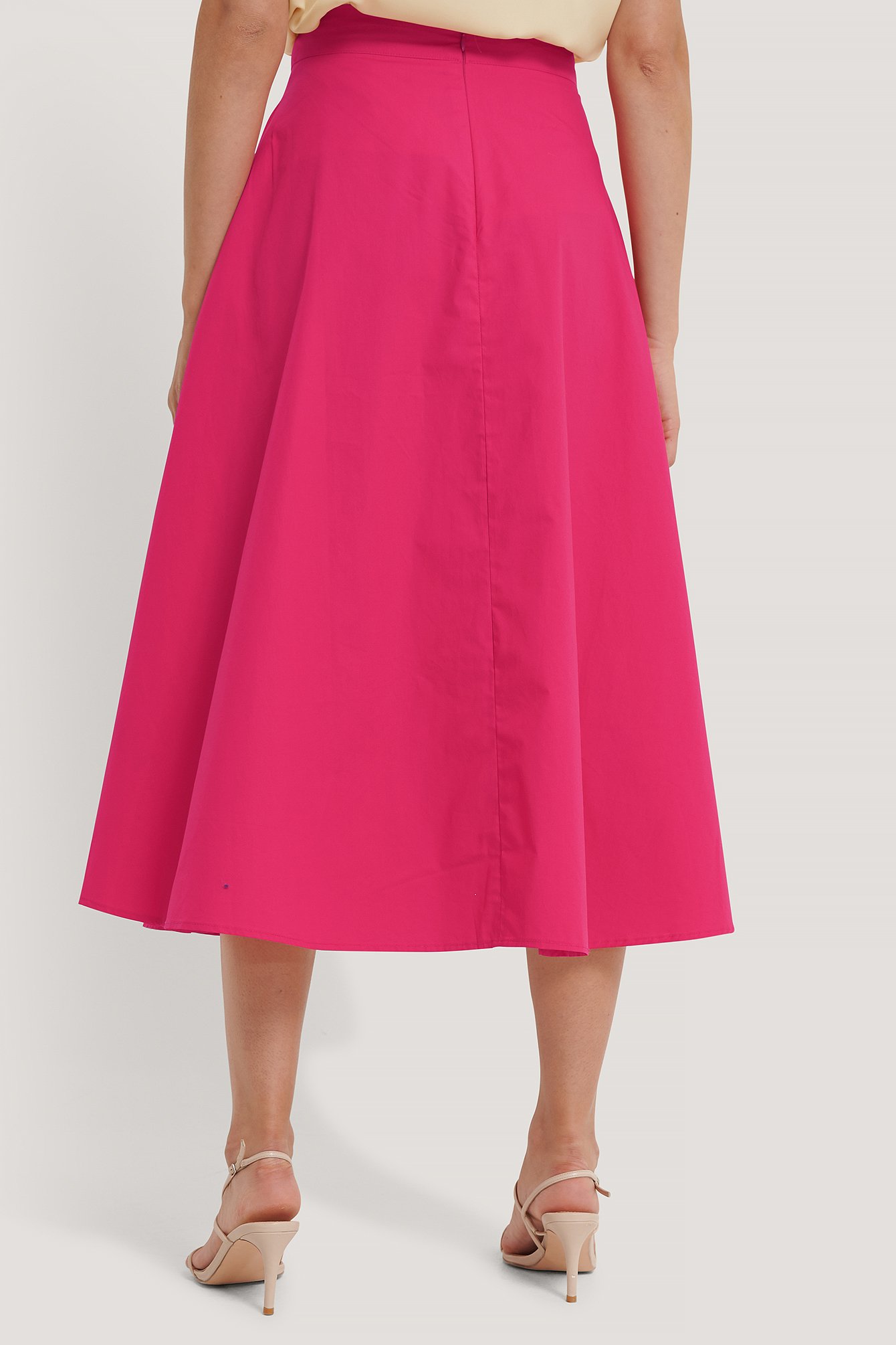Fuchsia Flowy Skirt
