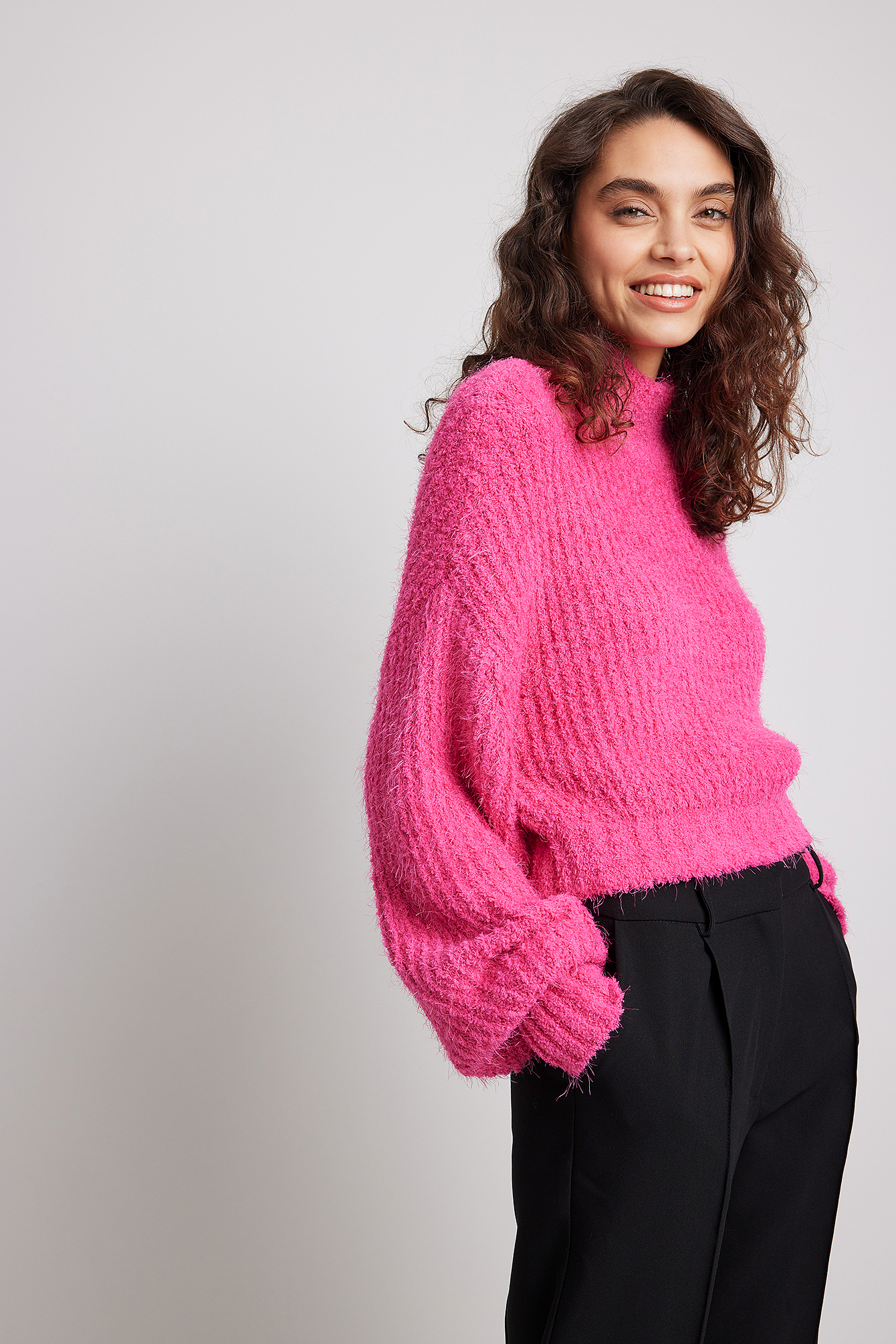 Ean 13 Turtleneck in Pastel Pink Pink Womens Clothing Jumpers and knitwear Turtlenecks 