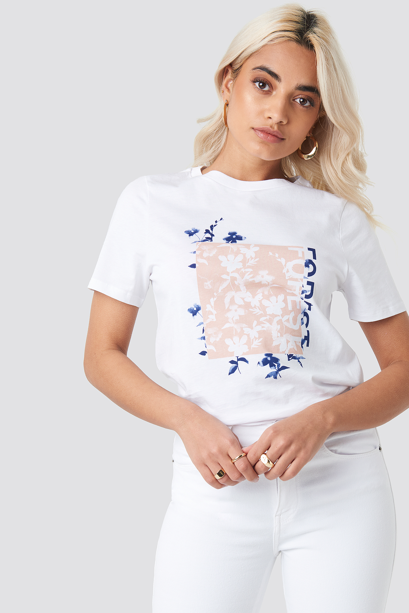 Forest T-shirt White