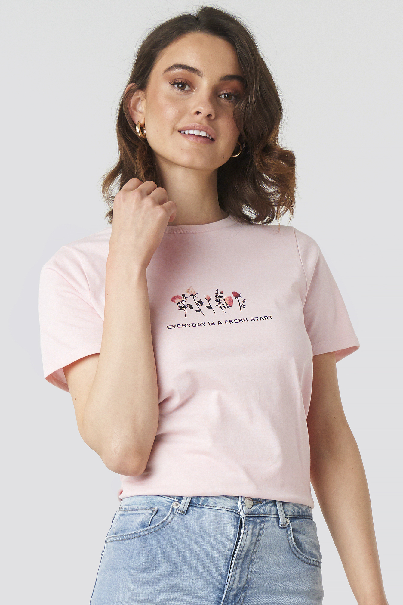 Fresh Start T-shirt Pink