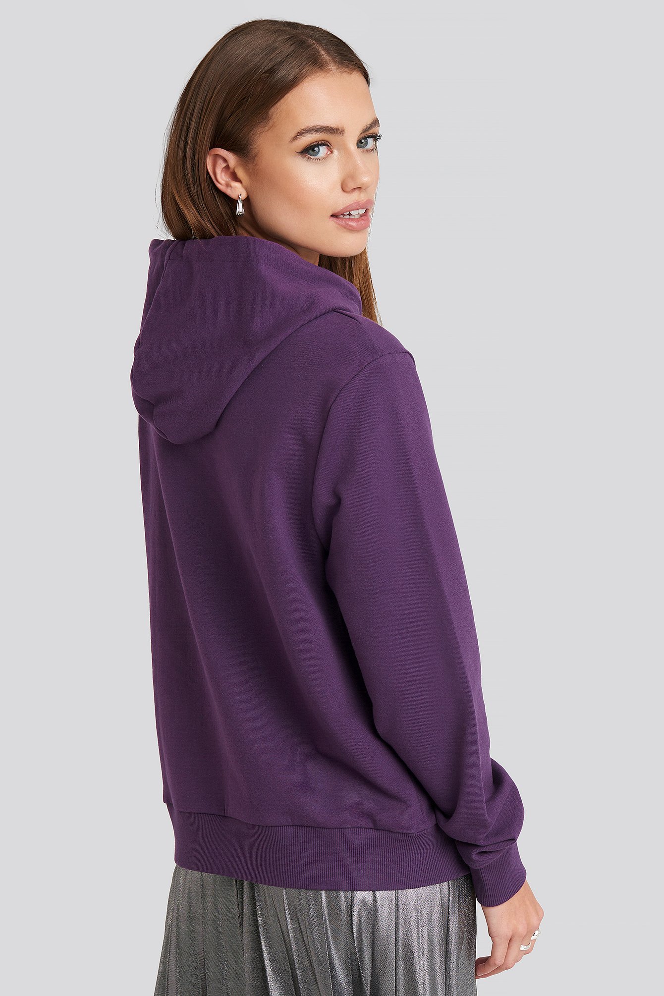 Purple Front Pocket Hoodie