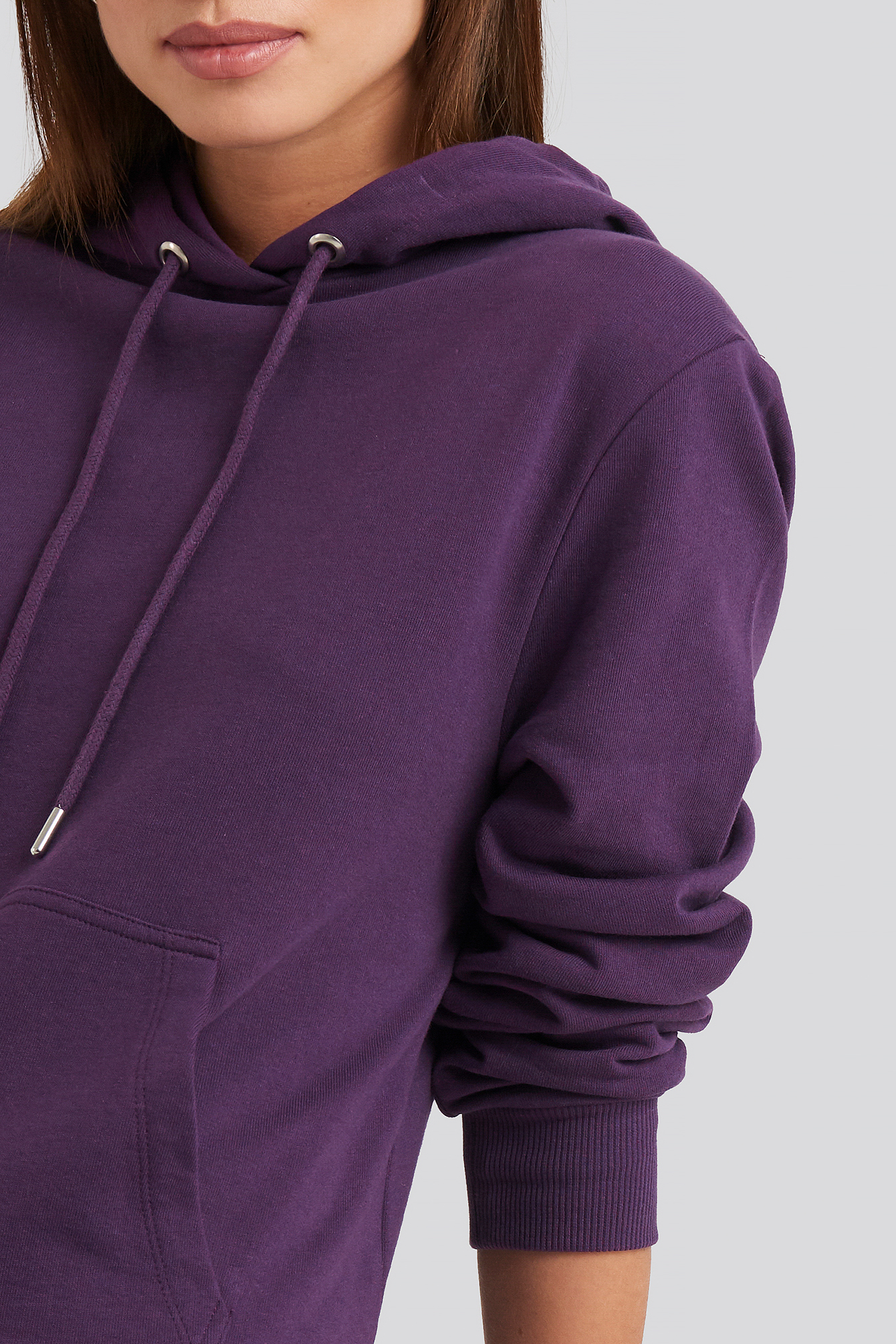 Purple Front Pocket Hoodie