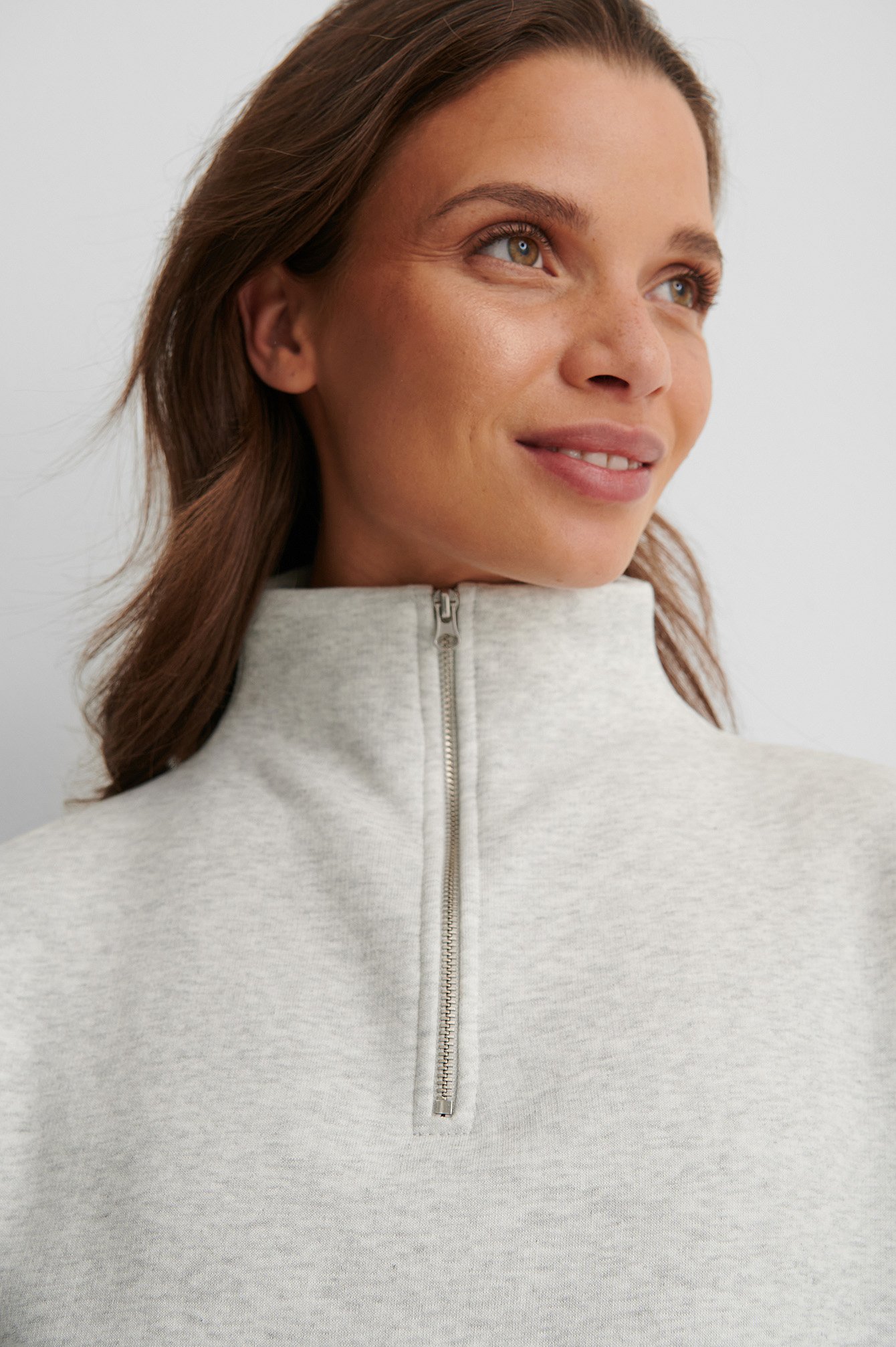 sweater with front zipper