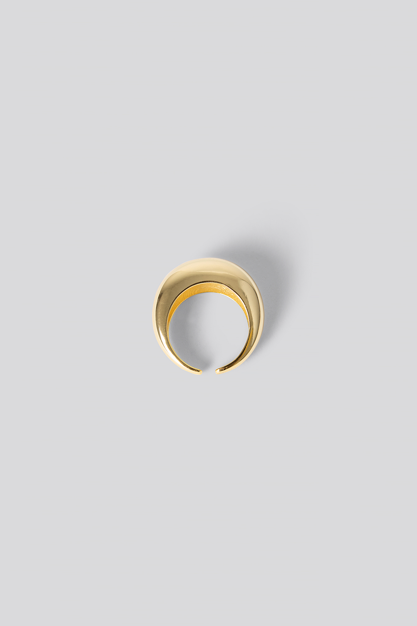 Gold Gold Plated Chunky Ring