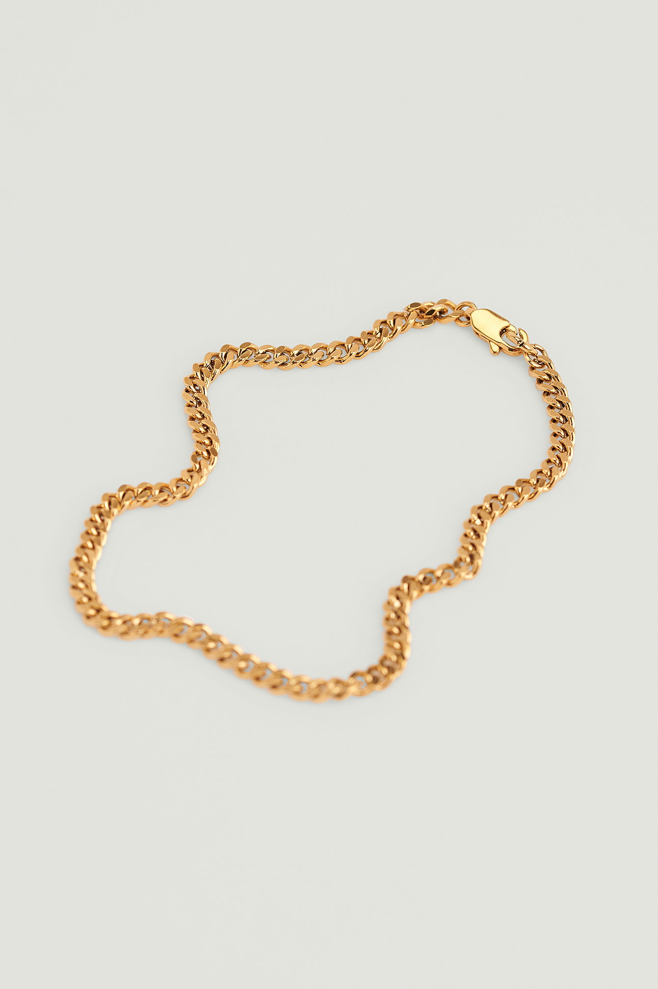 NA-KD Accessories Gold Plated Chain Anklet - Gold