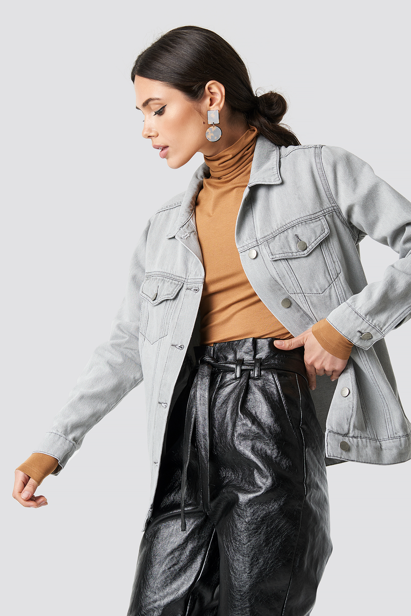 Grey Denim Jacket Grey