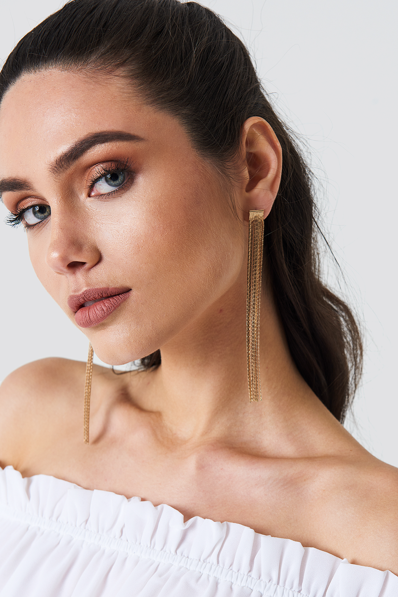 Hanging Chains Earrings Goud NAKD