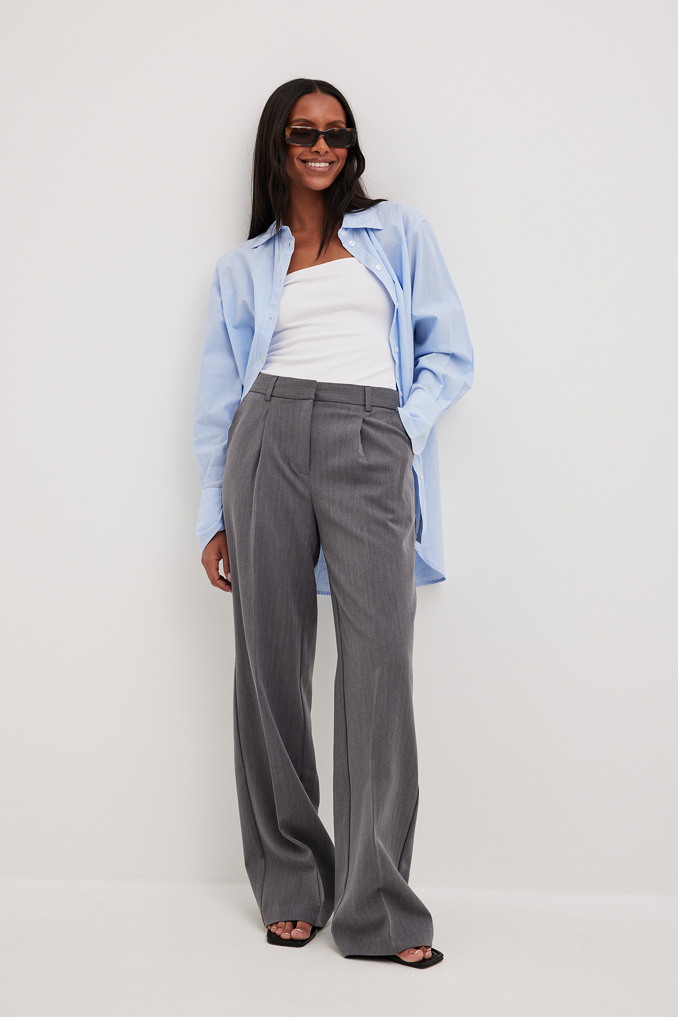 Low waist suit pants