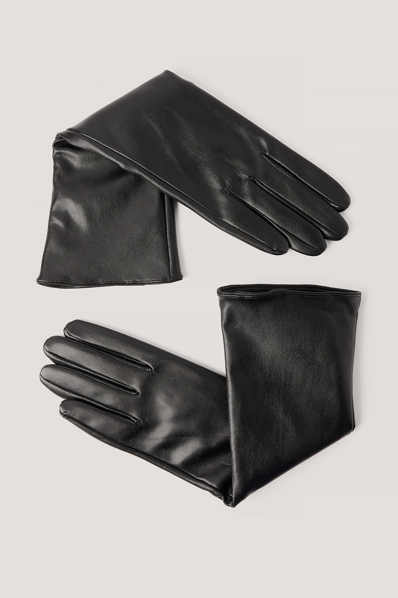 NA-KD Synthetik Accessories High Basic Handschuhe in Schwarz Damen Accessoires Handschuhe 