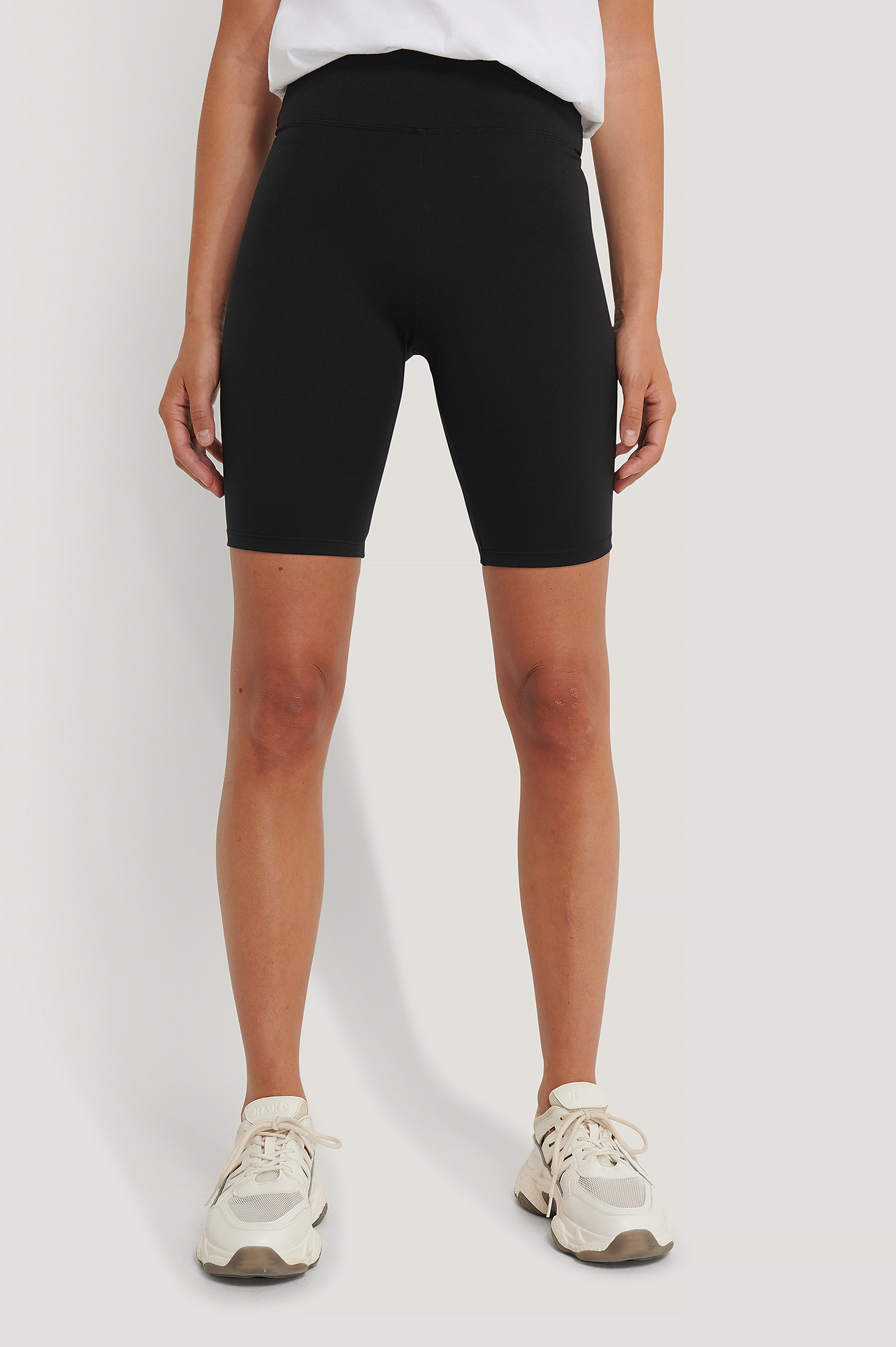 Highwaist Biker Pants Black | na-kd.com