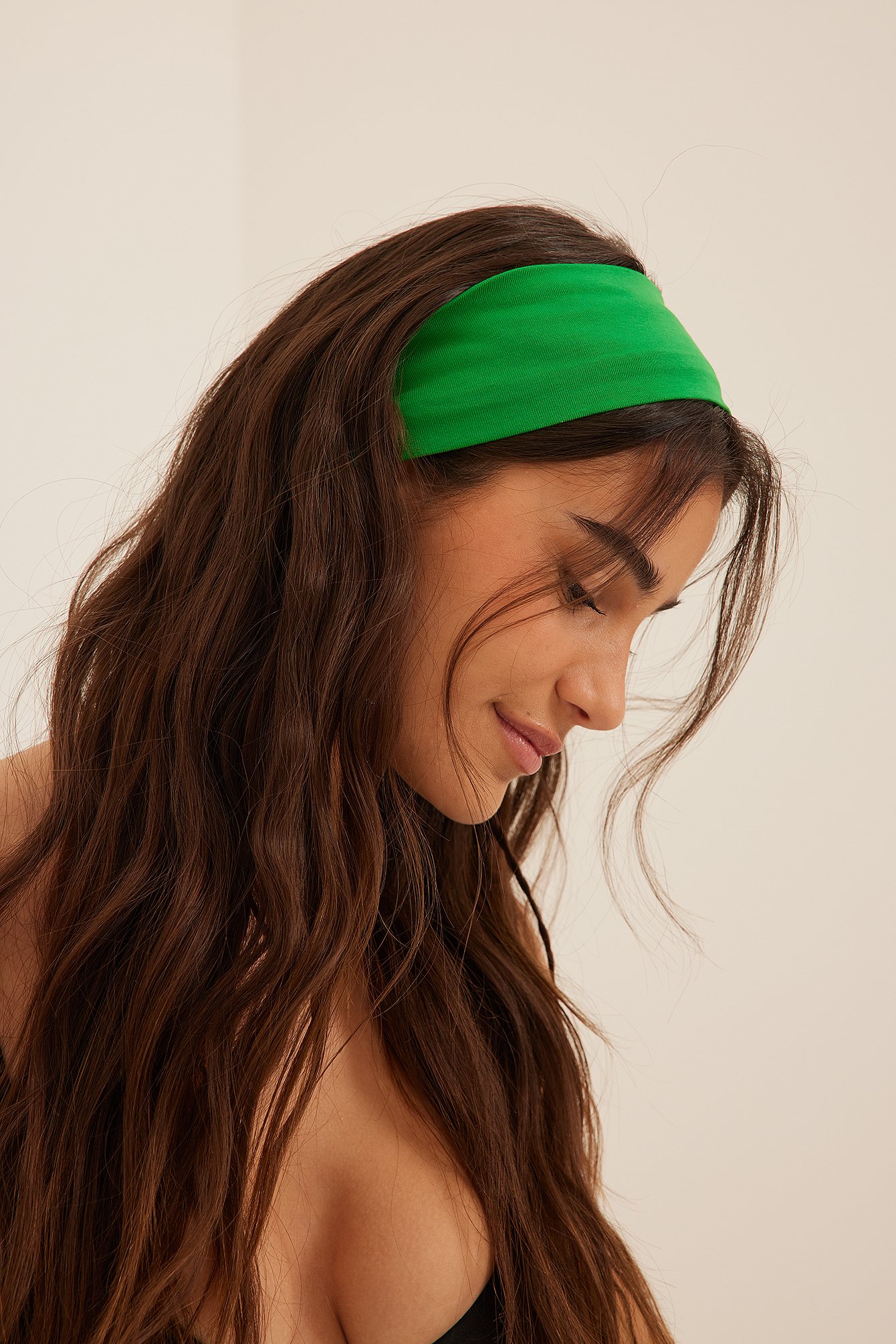 Green Ekologiskt jersey-hårband