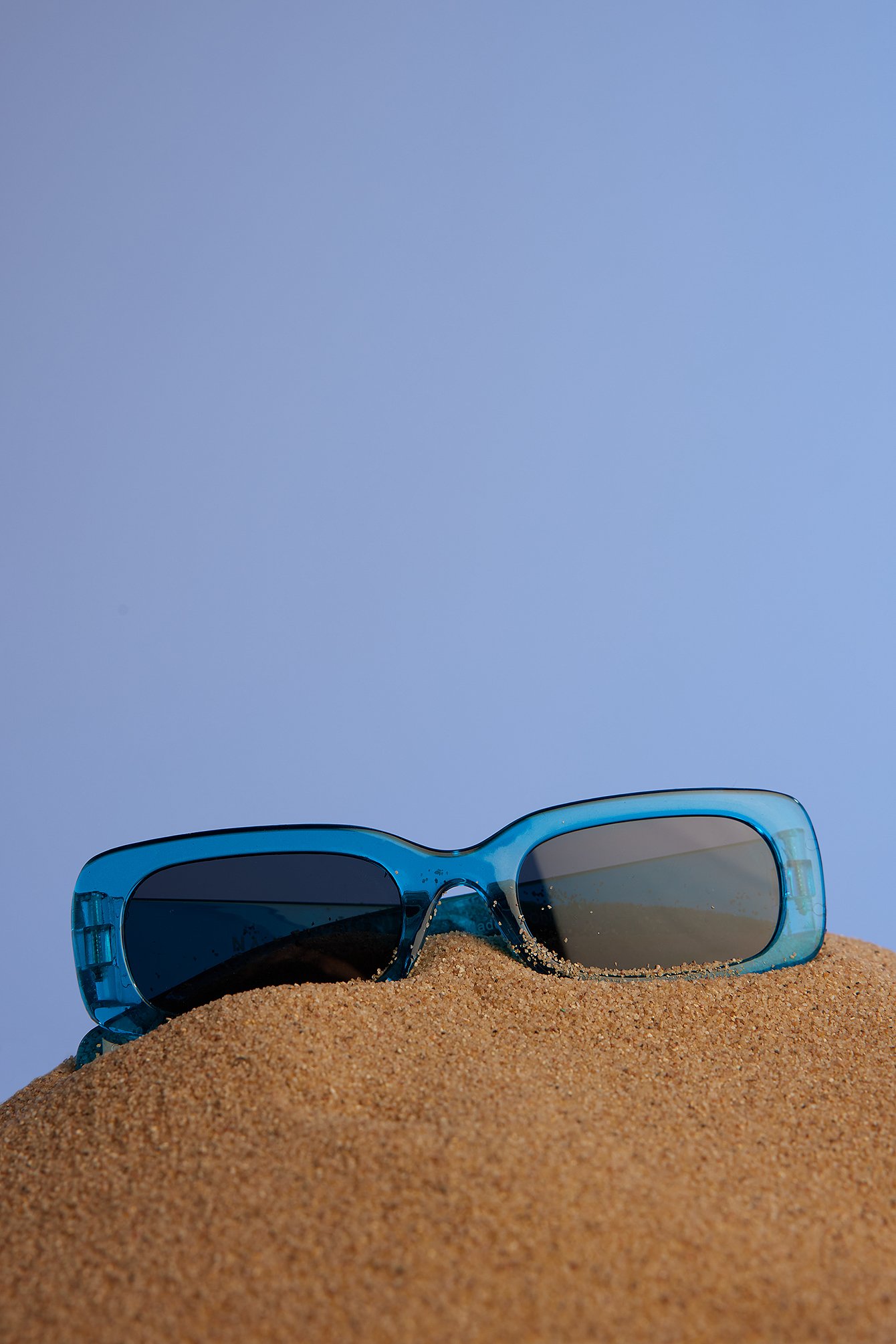 Blue Sea Dziecięce szerokie okulary przeciwsłoneczne w stylu retro