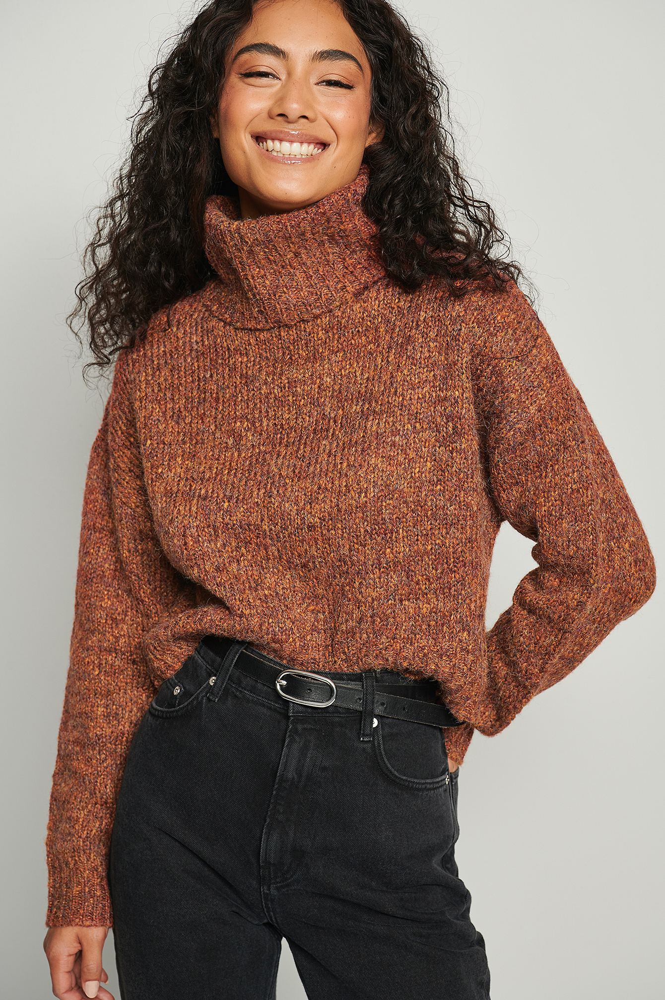 Womens Orange Turtlenecks | na-kd.com
