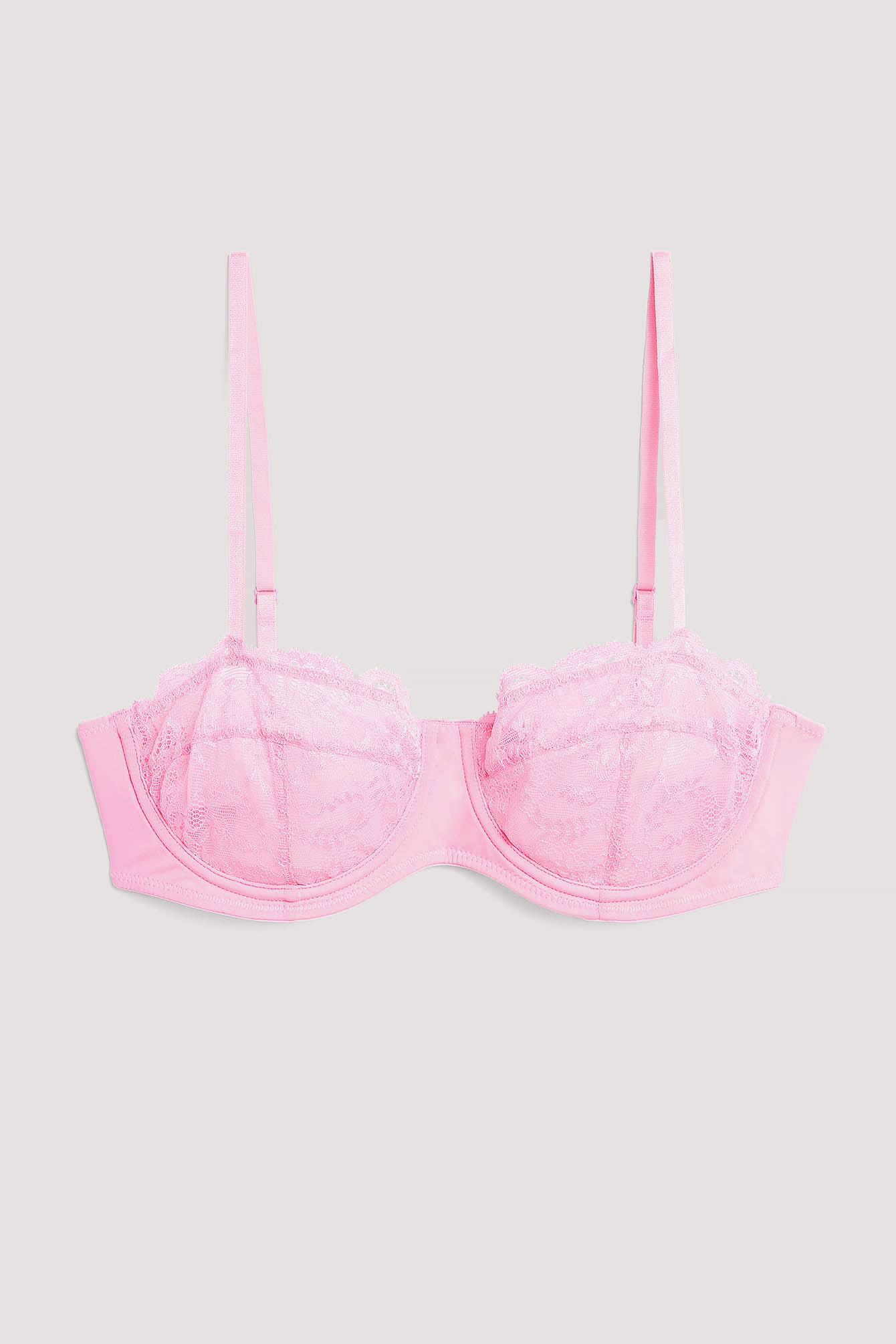 Victoria's Secret Dream Angles Bra 36B Push Up Silver Pink Lace