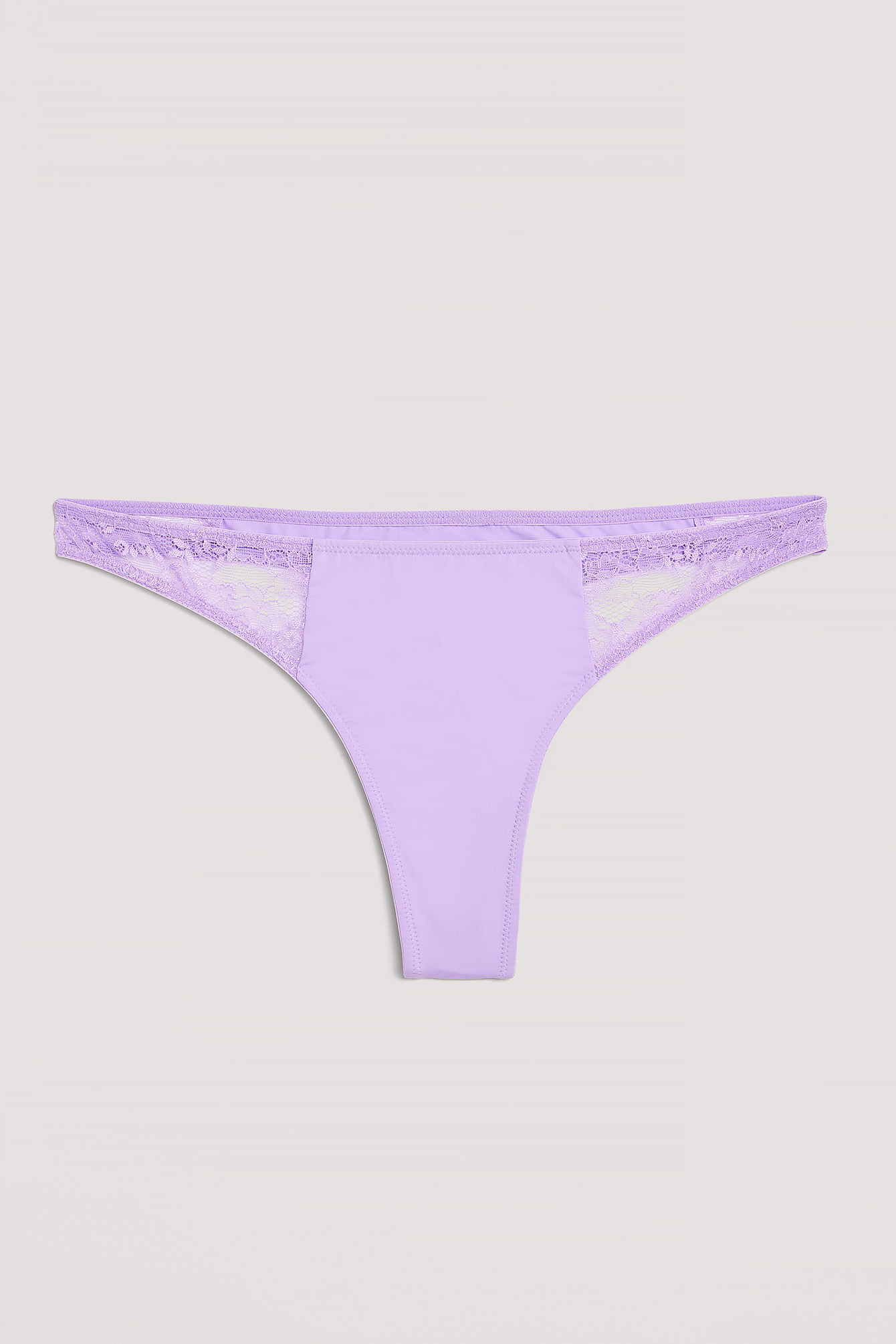 Moraj - Rayon Thongs with Lace Waistband, violet