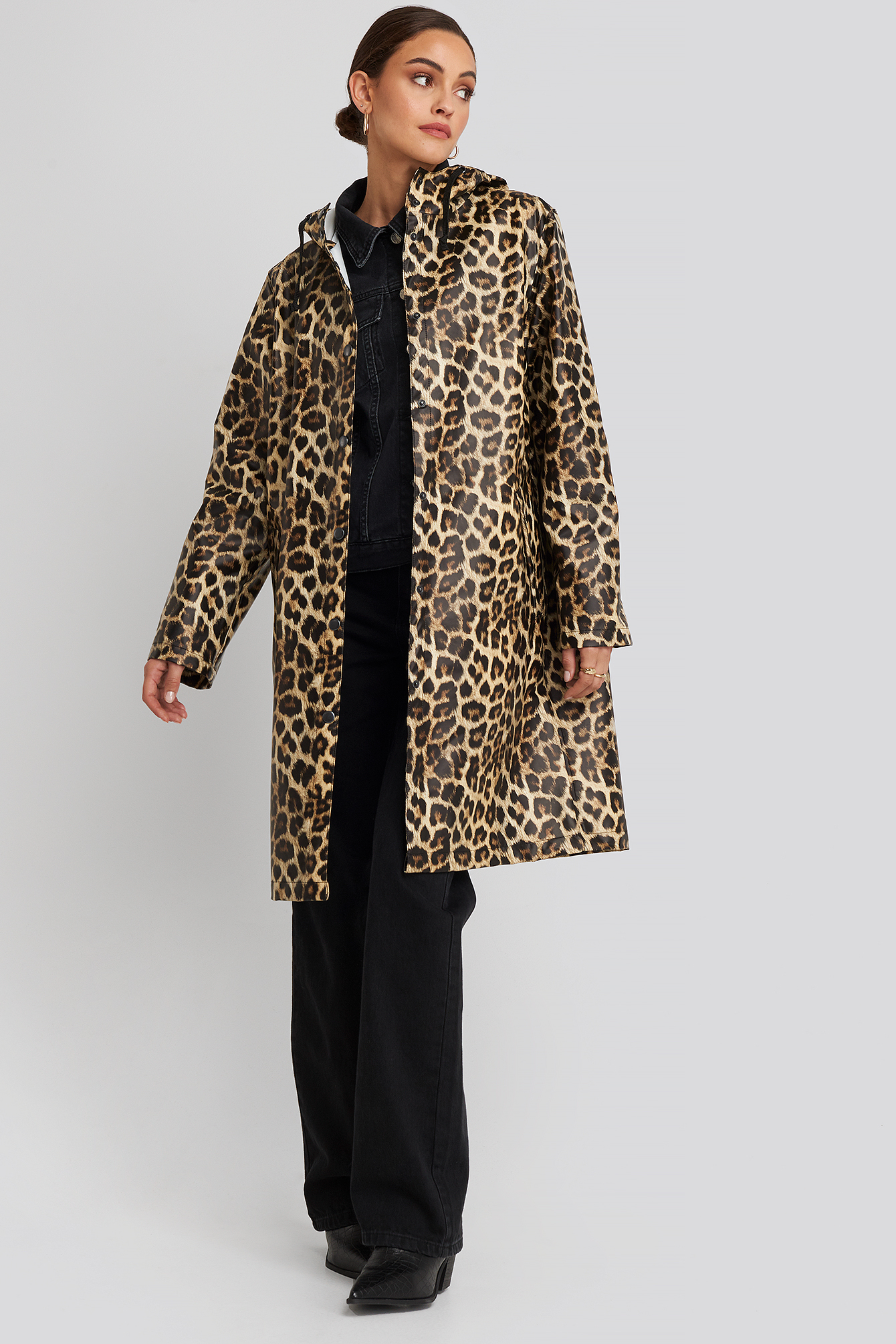 Leo Printed Rain Coat Leoprint