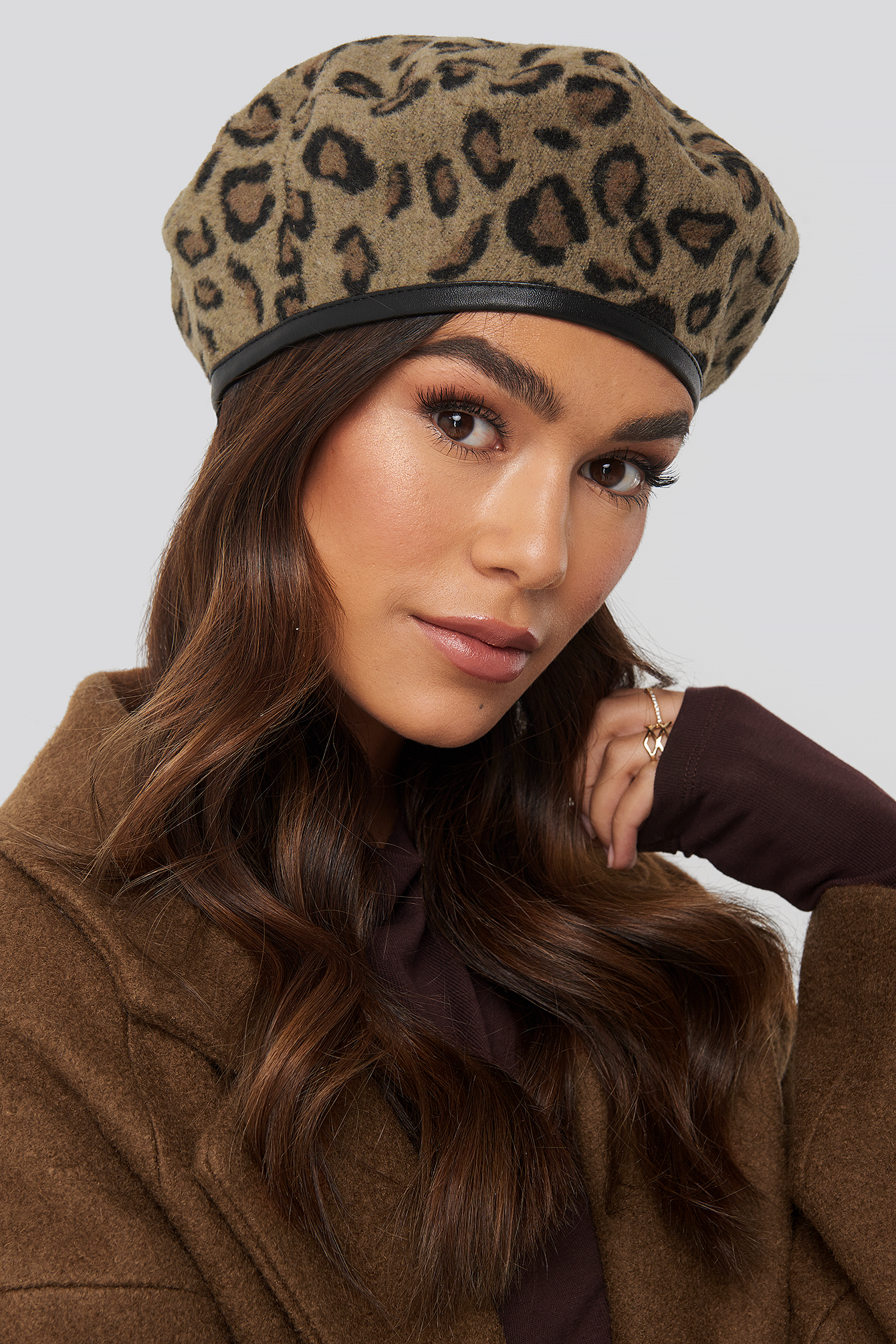 Leopard Beret Hat Leopard