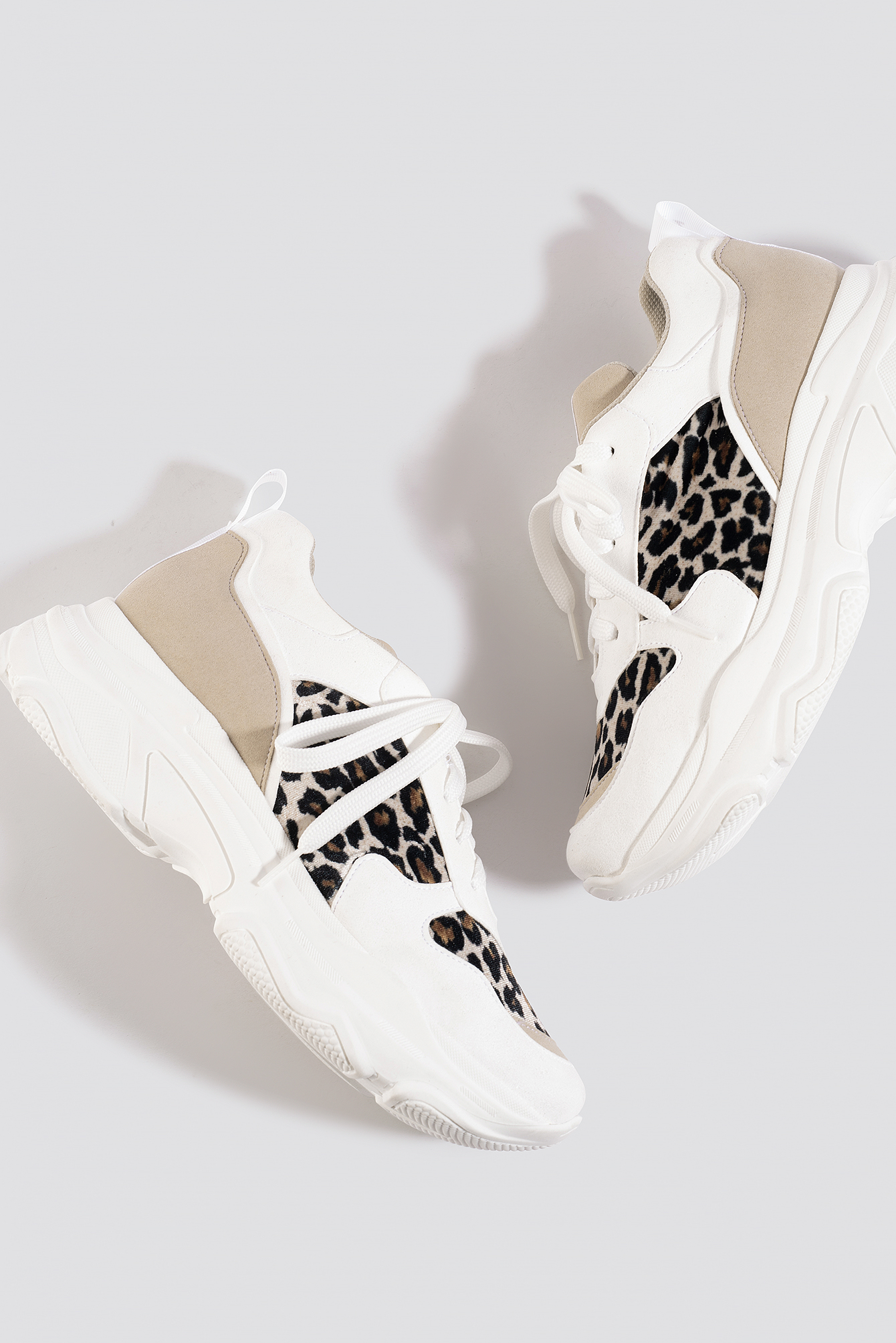 chunky trainers leopard