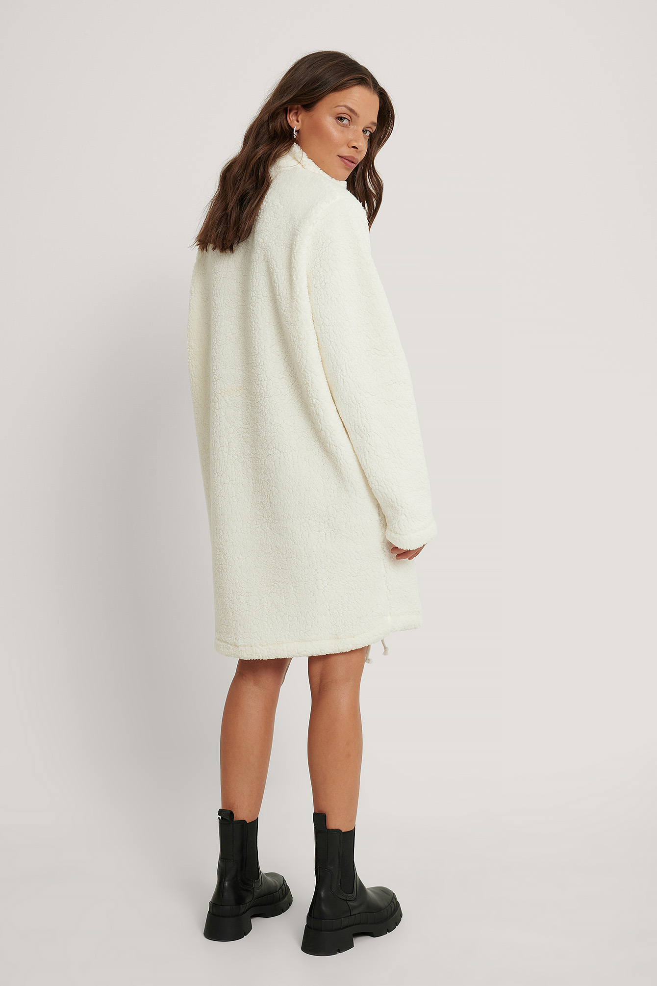 Fleece Dress Offwhite