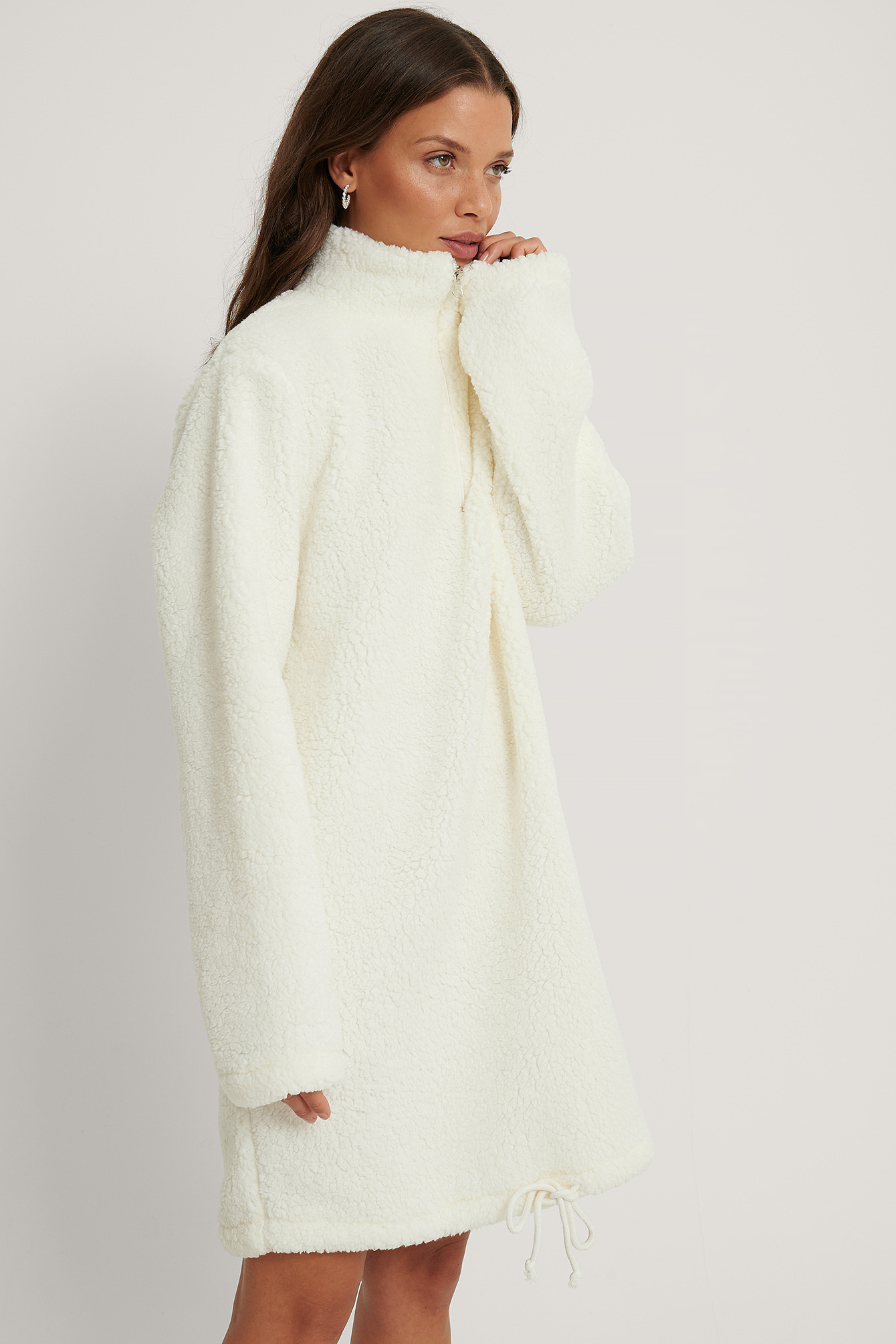 Fleece Dress Offwhite
