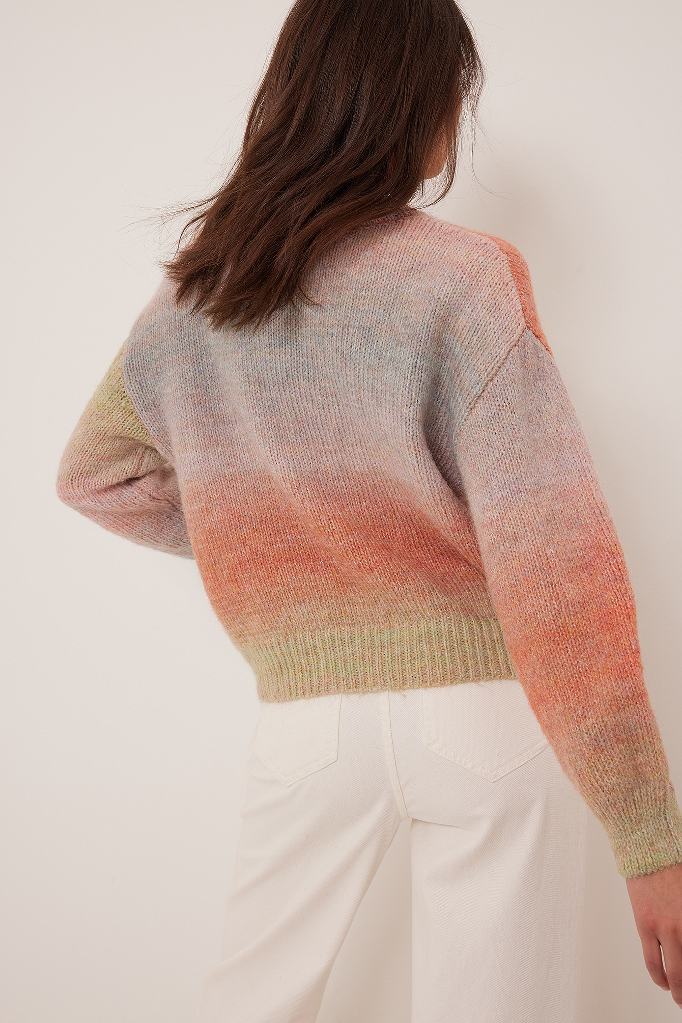Loose Fit Knitted Sweater Multicolor | na-kd.com