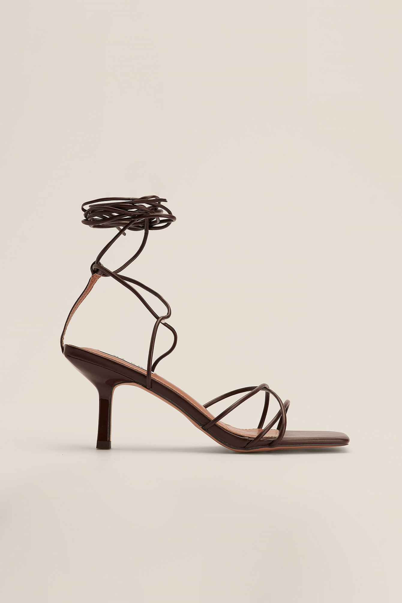 Shoes High-Heeled Sandals Strapped High-Heeled Sandals Buffalo girl Strapped High-Heeled Sandals black classic style 