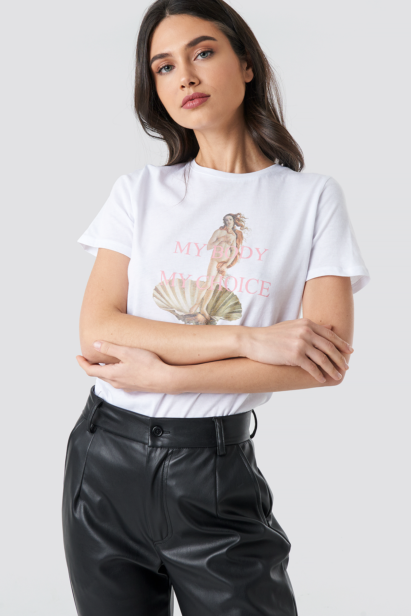 Make My Own Choice Tee White