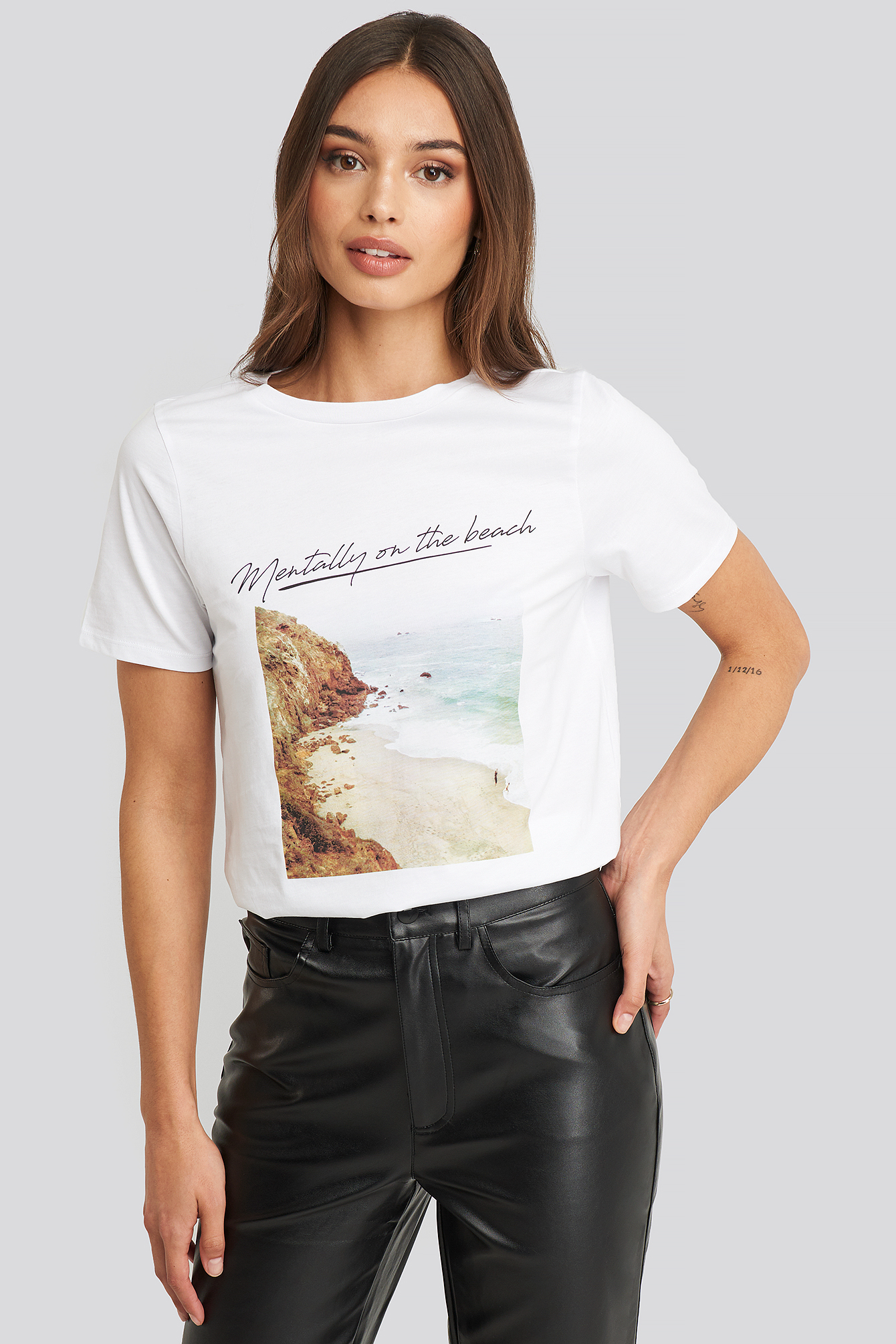 Mentally on the Beach T-shirt White