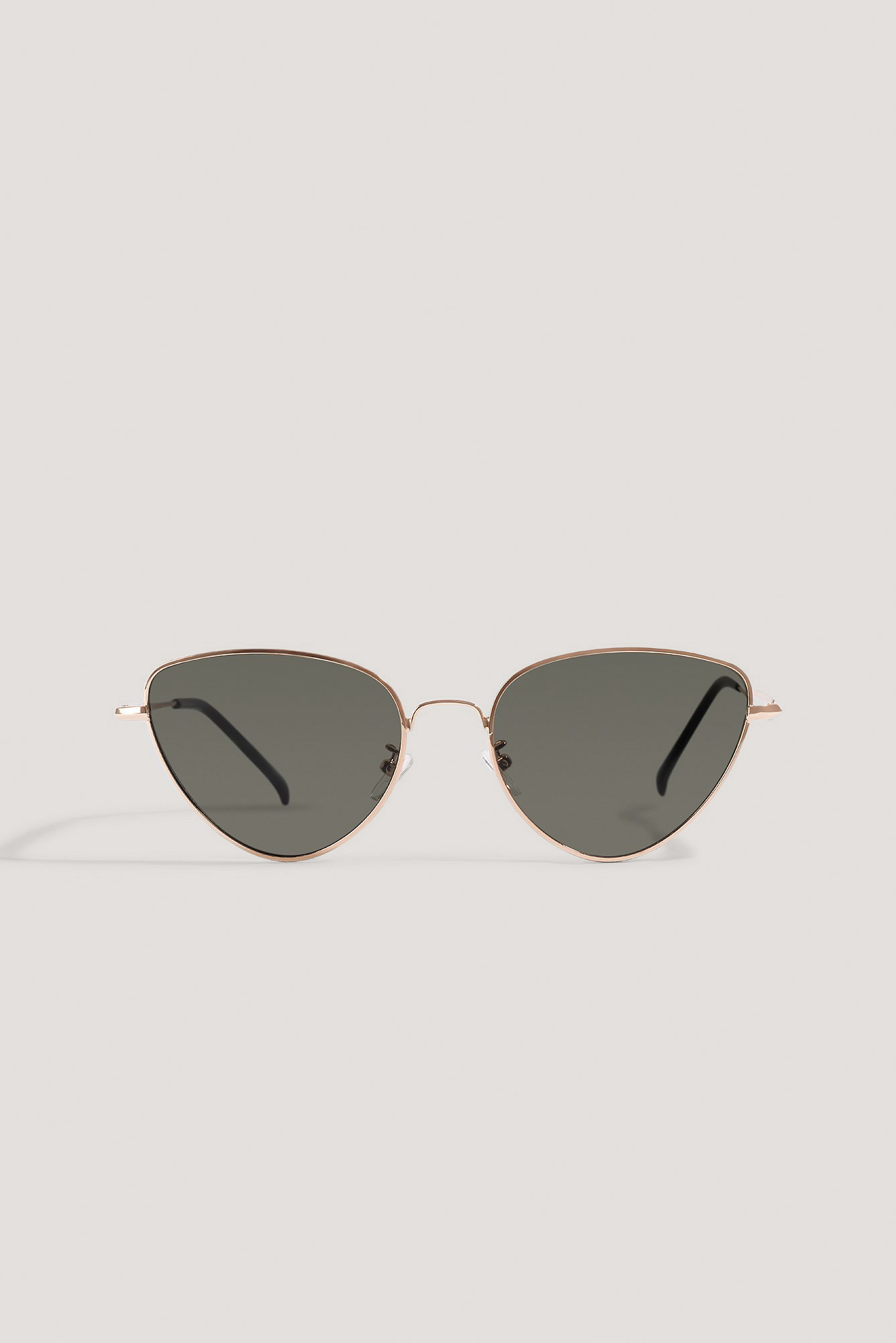 Metal Frame Cat Eye Sunglasses Green