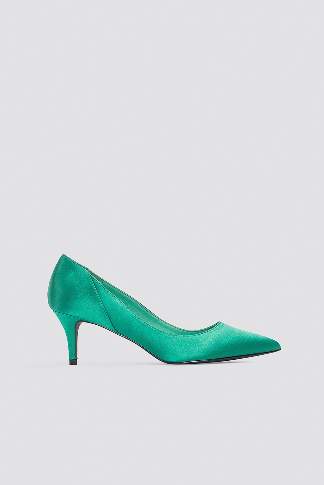 green mid heel