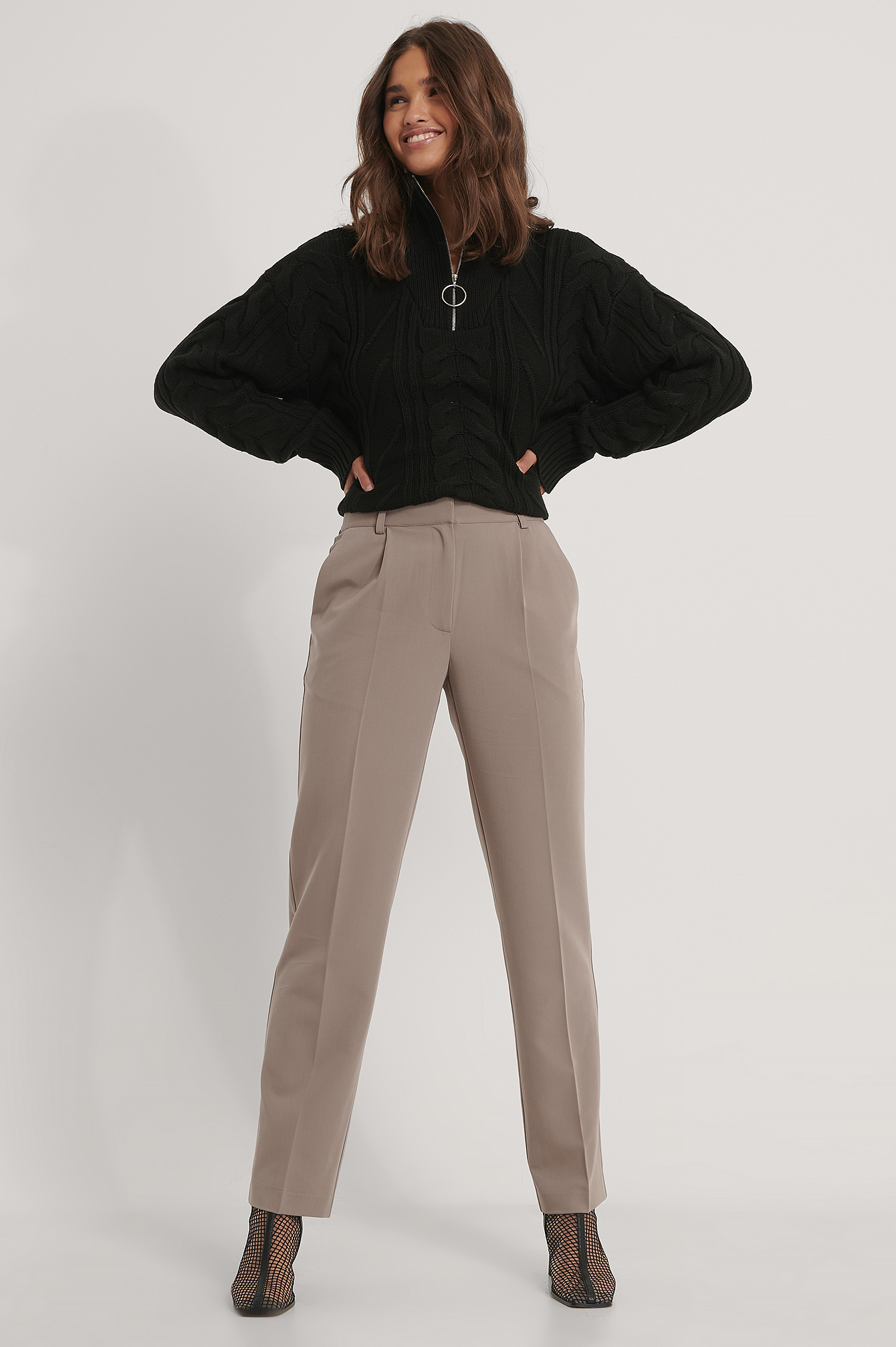 Nakd mid rise suit pants Clearance